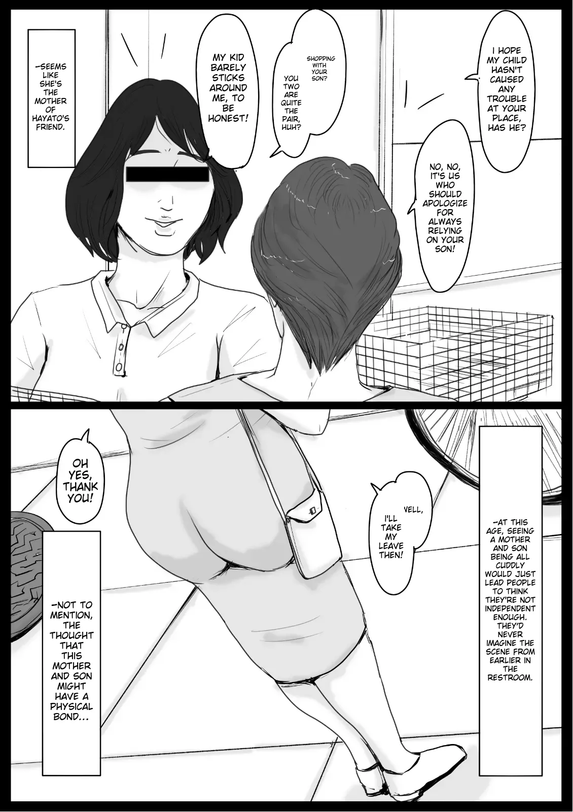 Oozora Kaiko (kaiko)] Mitchaku! Mamakko Danshi to Okaa-san ~Aru 1-nichi no Document [English] page 13 original parody - sole female sole male hentai manga - read online free