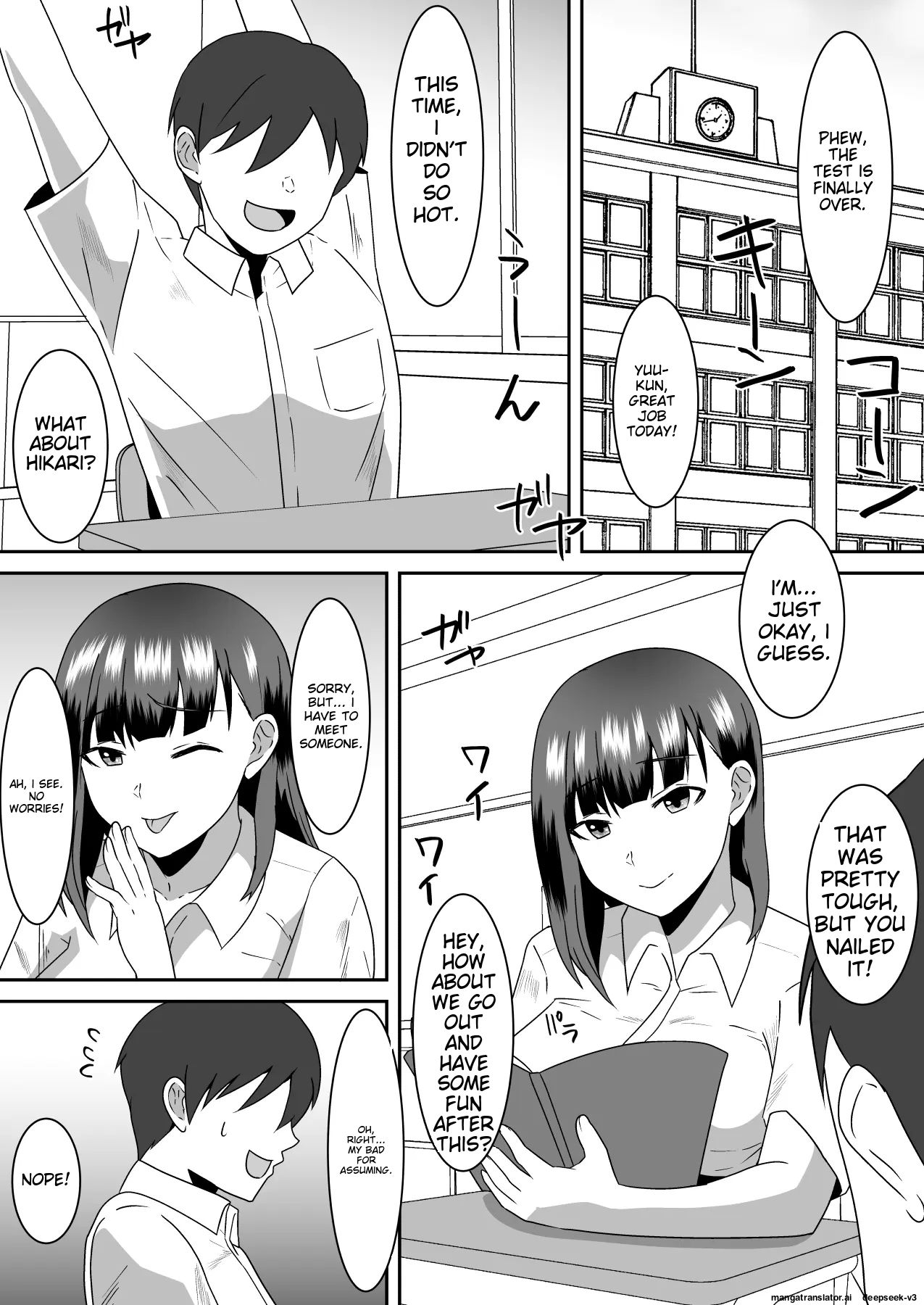 Boku no Suki na Kyonyuu Osananajimi ga Charao Senpai no Kanojo ni Natta Hi 2 page 37 original parody - kissing big breasts hentai manga - read online free