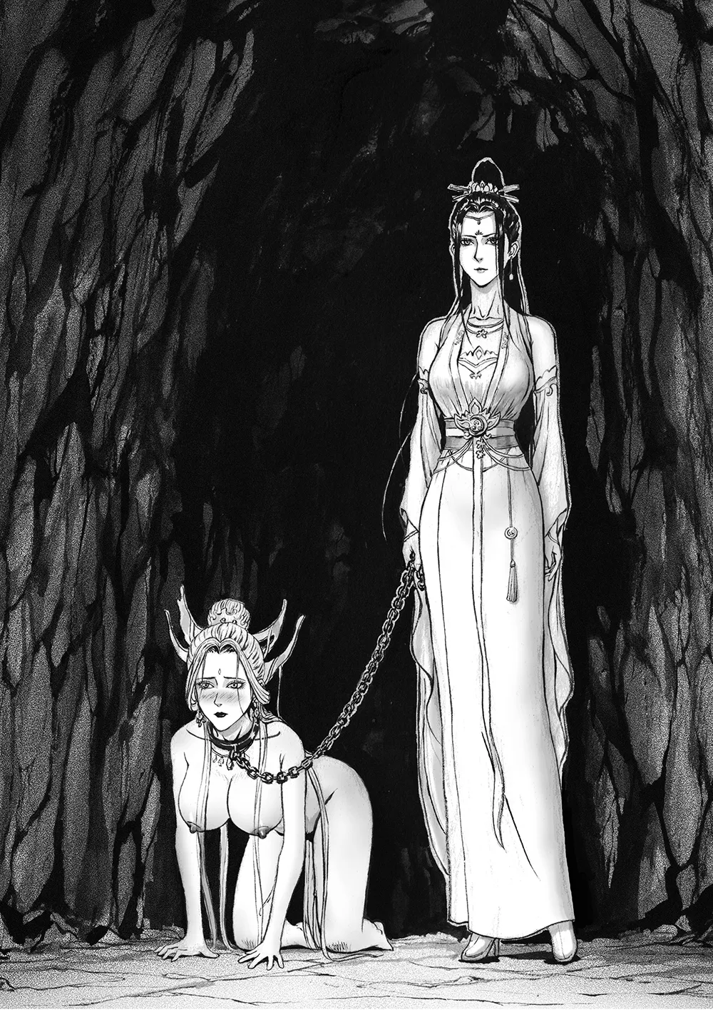 The Immortal Binding Journey - Retreat page 17 original parody - rough translation horns hentai manga - read online free