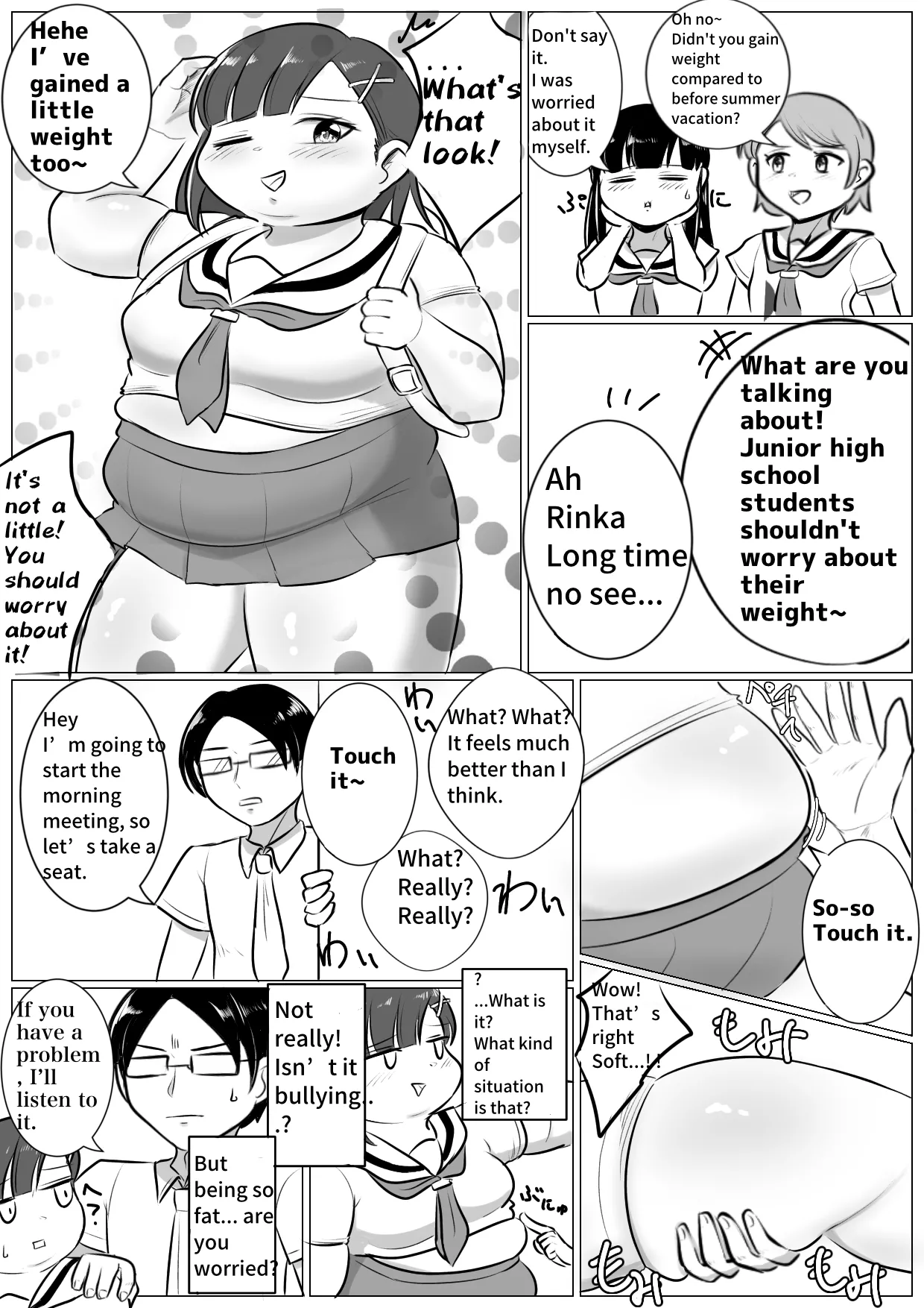 Longing for softness page 64 original parody - bbw weight gain hentai manga - read online free