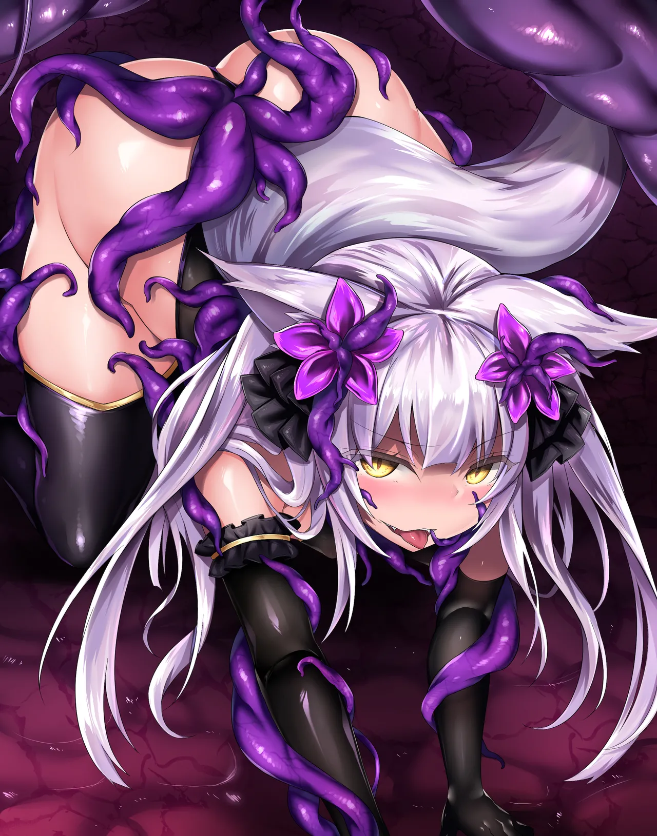 Mahou Shoujo Yukimiya Mio Soushuuhen 2021-2024 page 314 original parody - kemonomimi femdom hentai manga - read online free