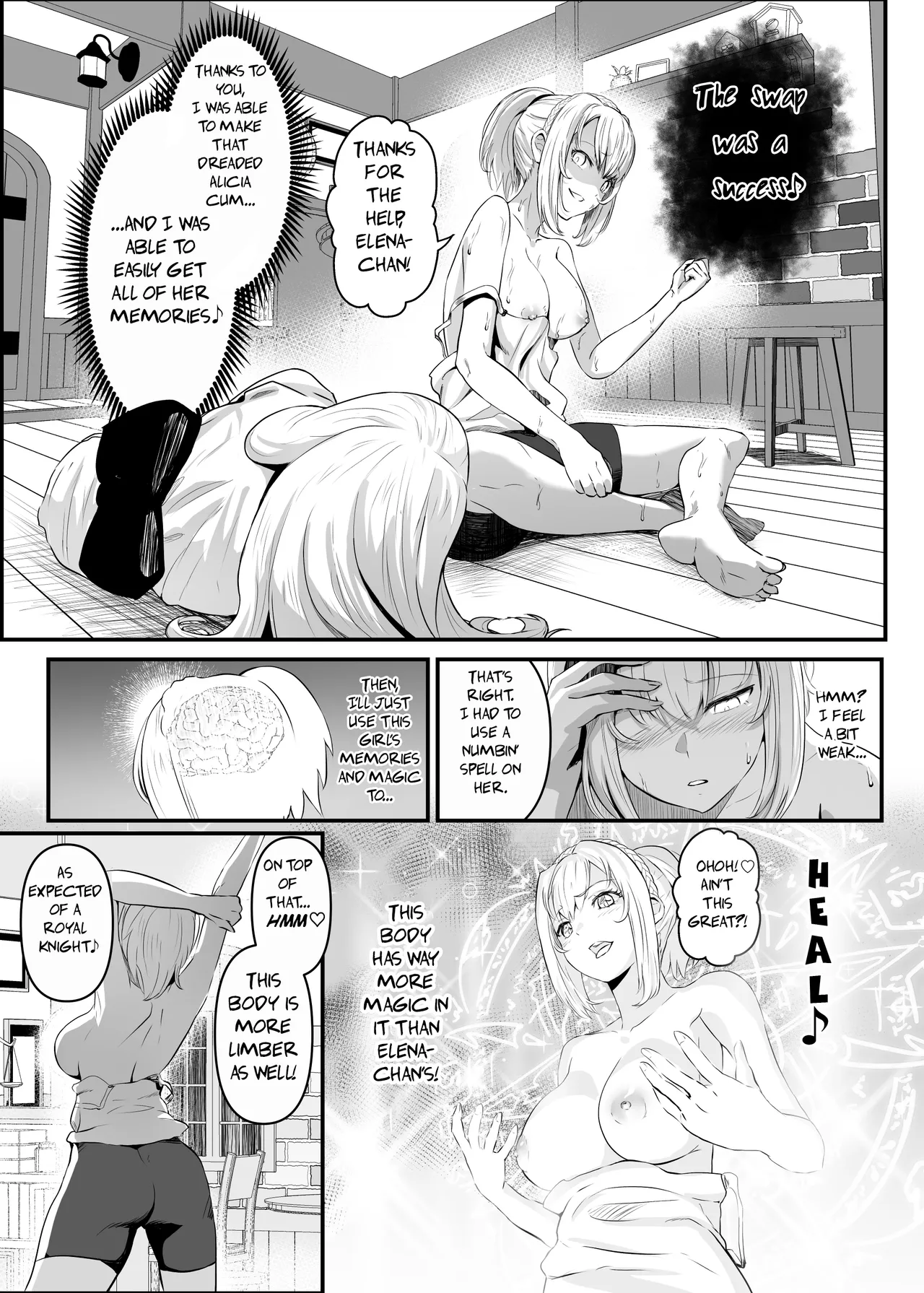 Utsukushiki Isekai 3 Shimai no Hyouiroku page 21 original parody - squirting big breasts hentai manga - read online free