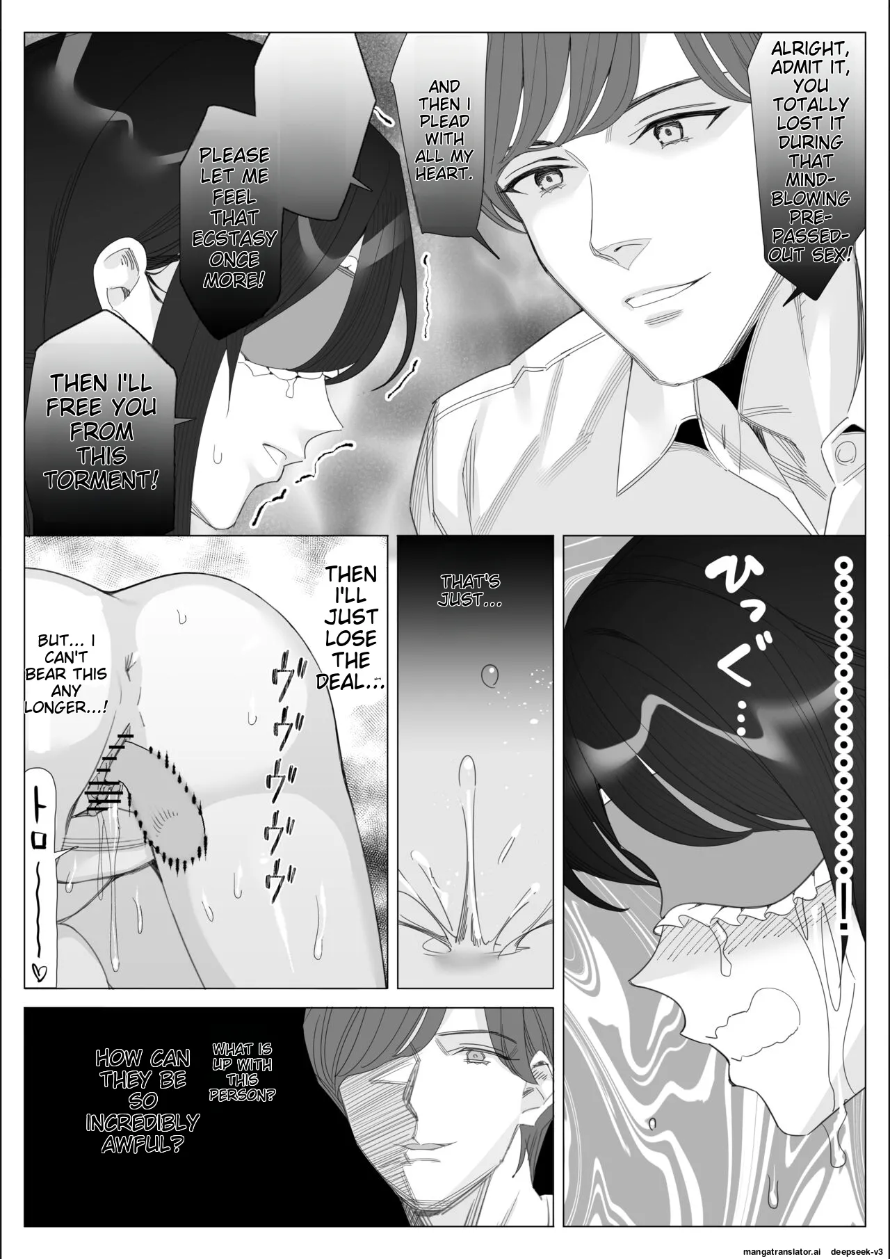 Pride no Takai Career Joshi ga Batsuichi Furyou Joushi ni Netorareru Hanashi | A story about a proud career woman being seduced by her bad divorced boss page 89 original parody - blindfold big penis hentai manga - read online free