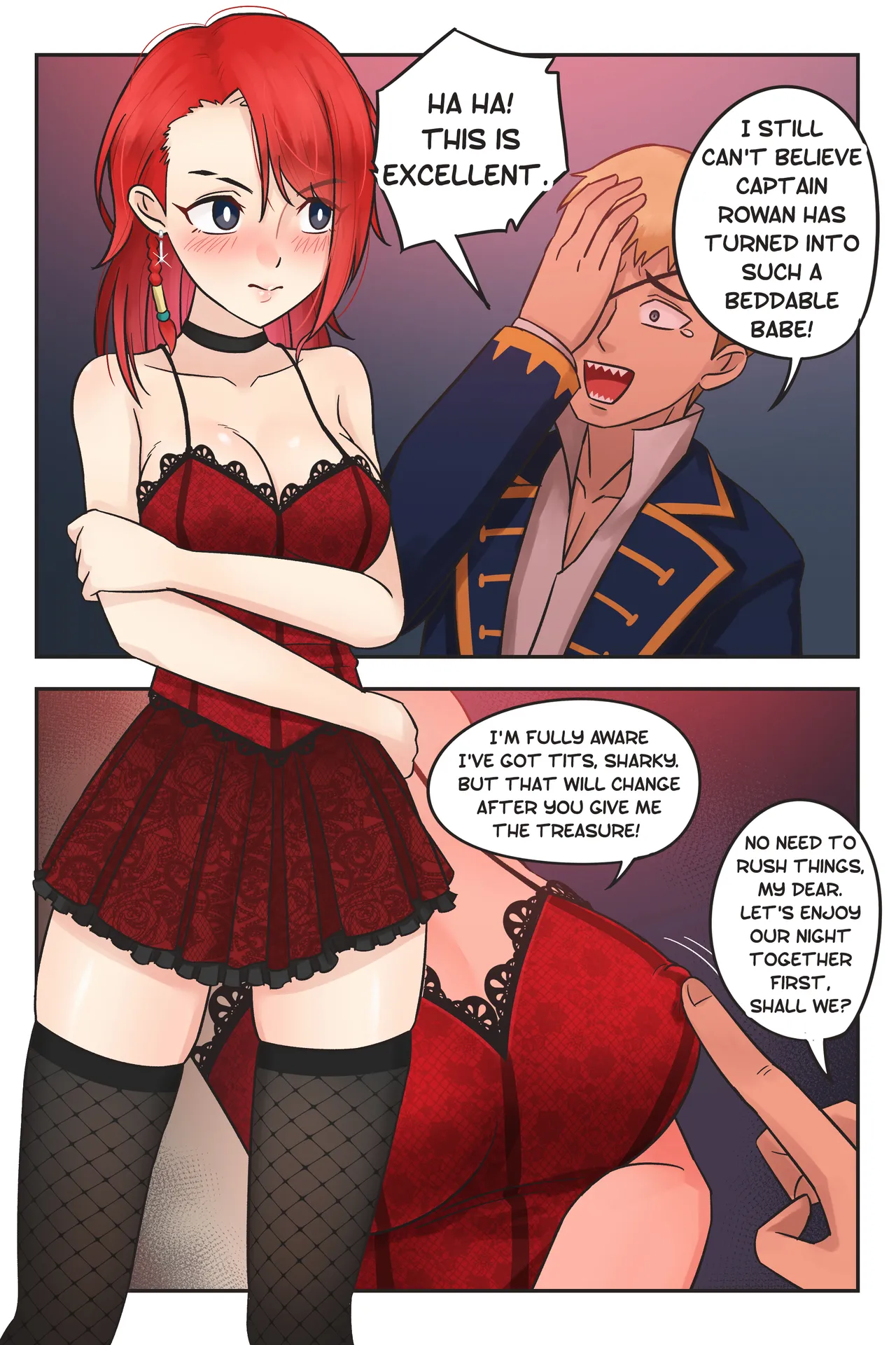 Rowan the Red Hair page 23 original parody - full color uncensored hentai manga - read online free