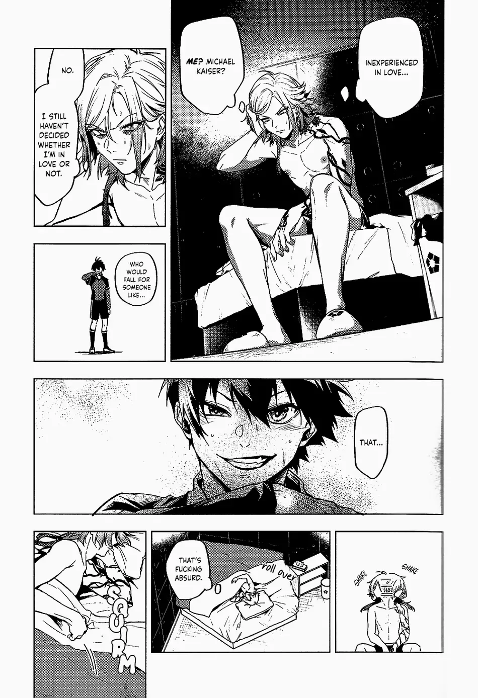 Love is a difficult thing for Kaiser page 13 featuring michael kaiser blue lock parody - sole male tracksuit hentai manga - read online free