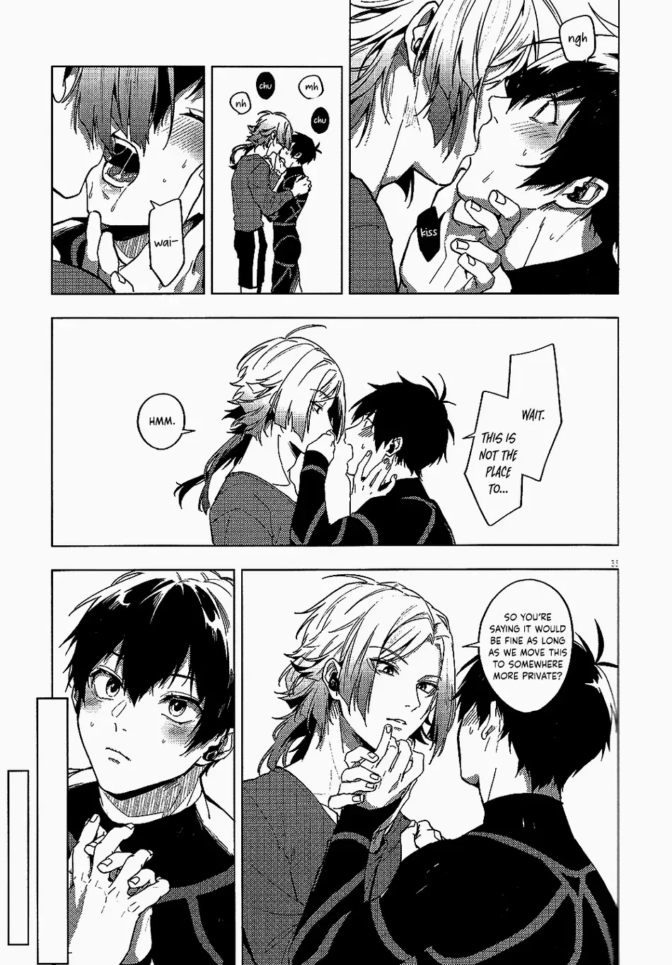 Love is a difficult thing for Kaiser page 33 featuring michael kaiser blue lock parody - sole male tracksuit hentai manga - read online free