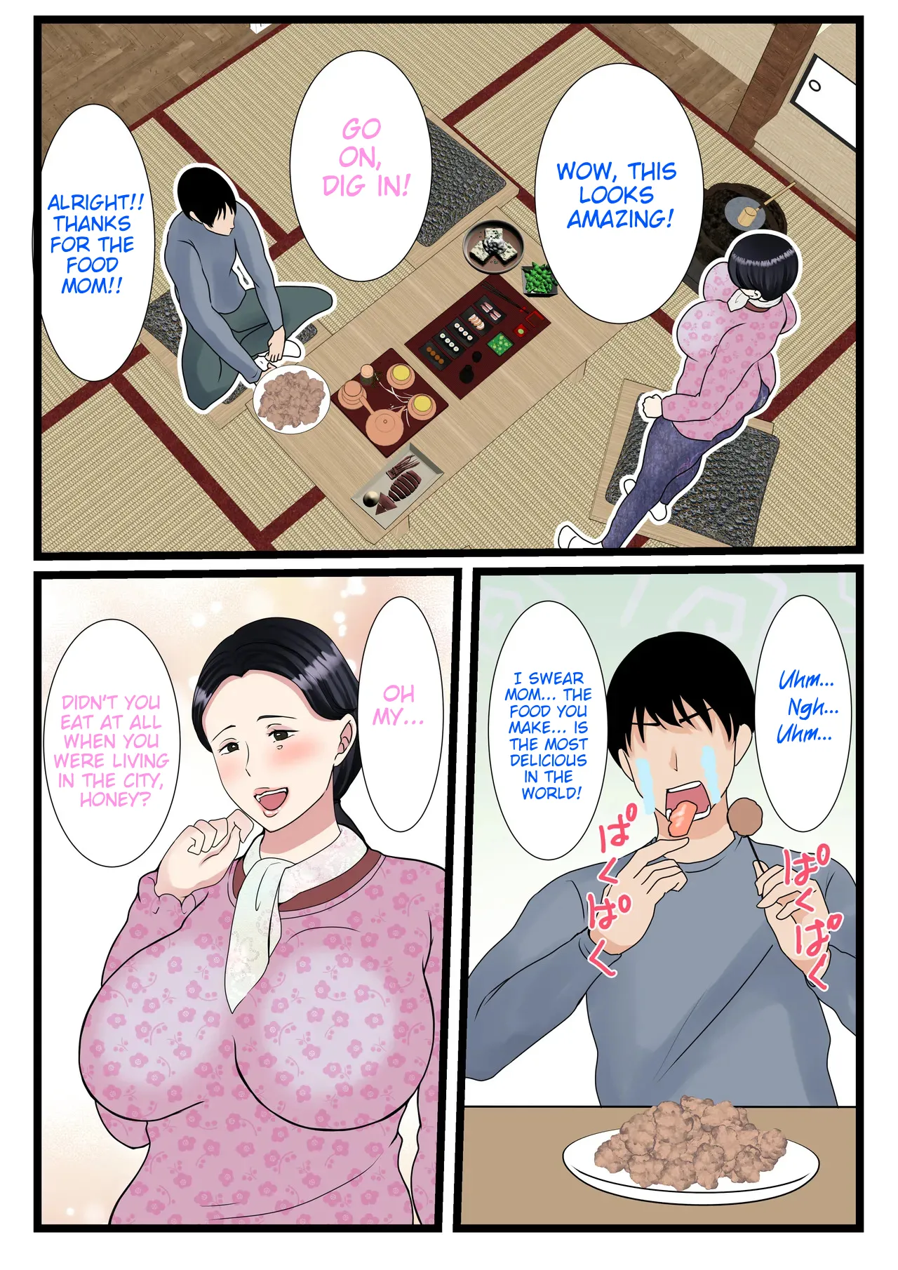 [Benii Kenkyuujo] Musuko o Muramura Saseru Inaka no Okaa-san ~Haha no Furusato Manko wa Attakai~  | A country mother who makes her son horny. ~My mother's pussy is so erotic, I love it~ [English] - Page 6
