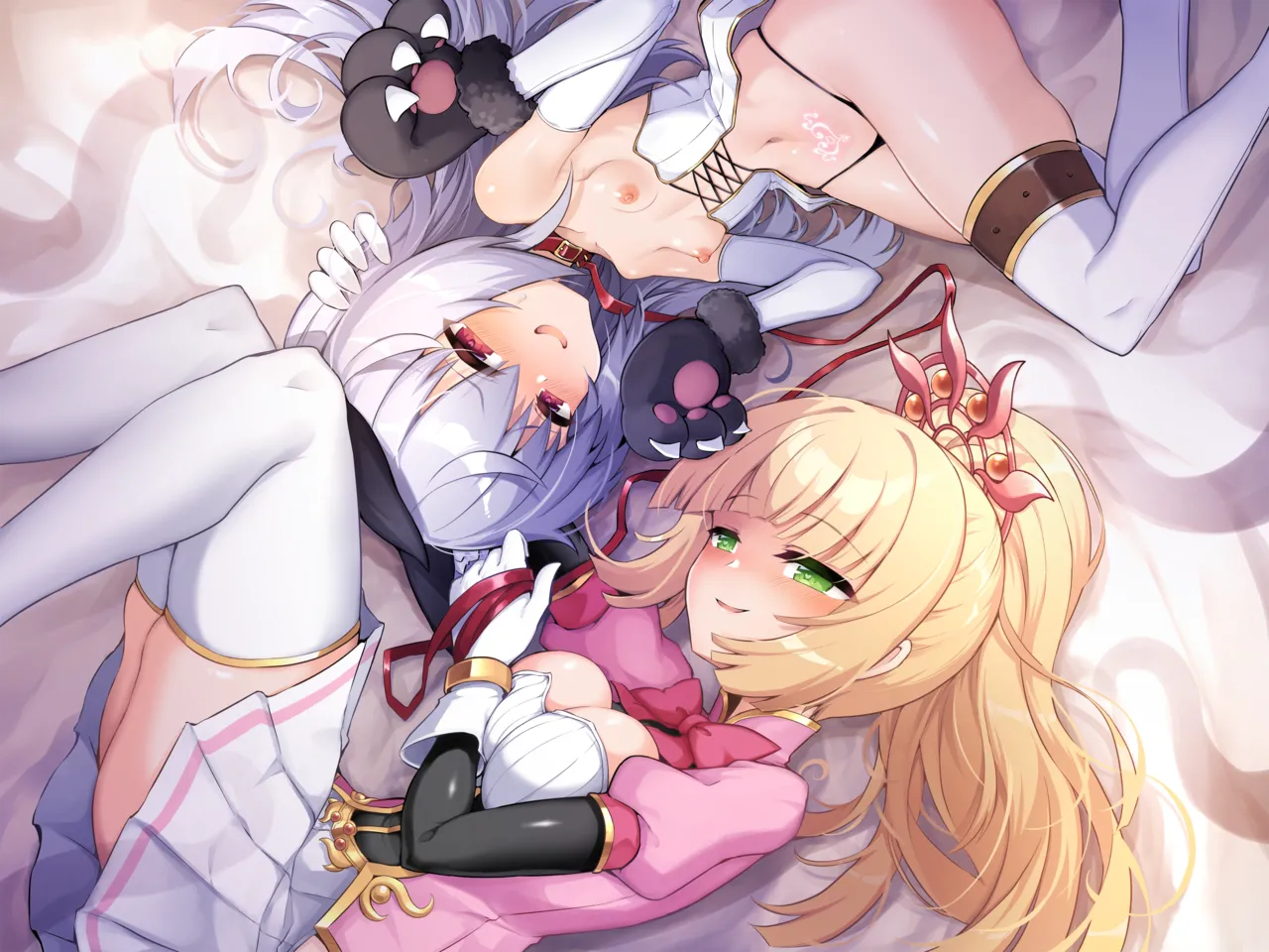Page 2 of [I'm moralist (Yanagihara Mitsuki, Sasamashin)] Mazoneko x Mahou Shoujo ~Aku no Mahou Shoujo ga, Seigi no Mahou Shoujo to Suenagaku Shiawase ni Kurasu Manga~