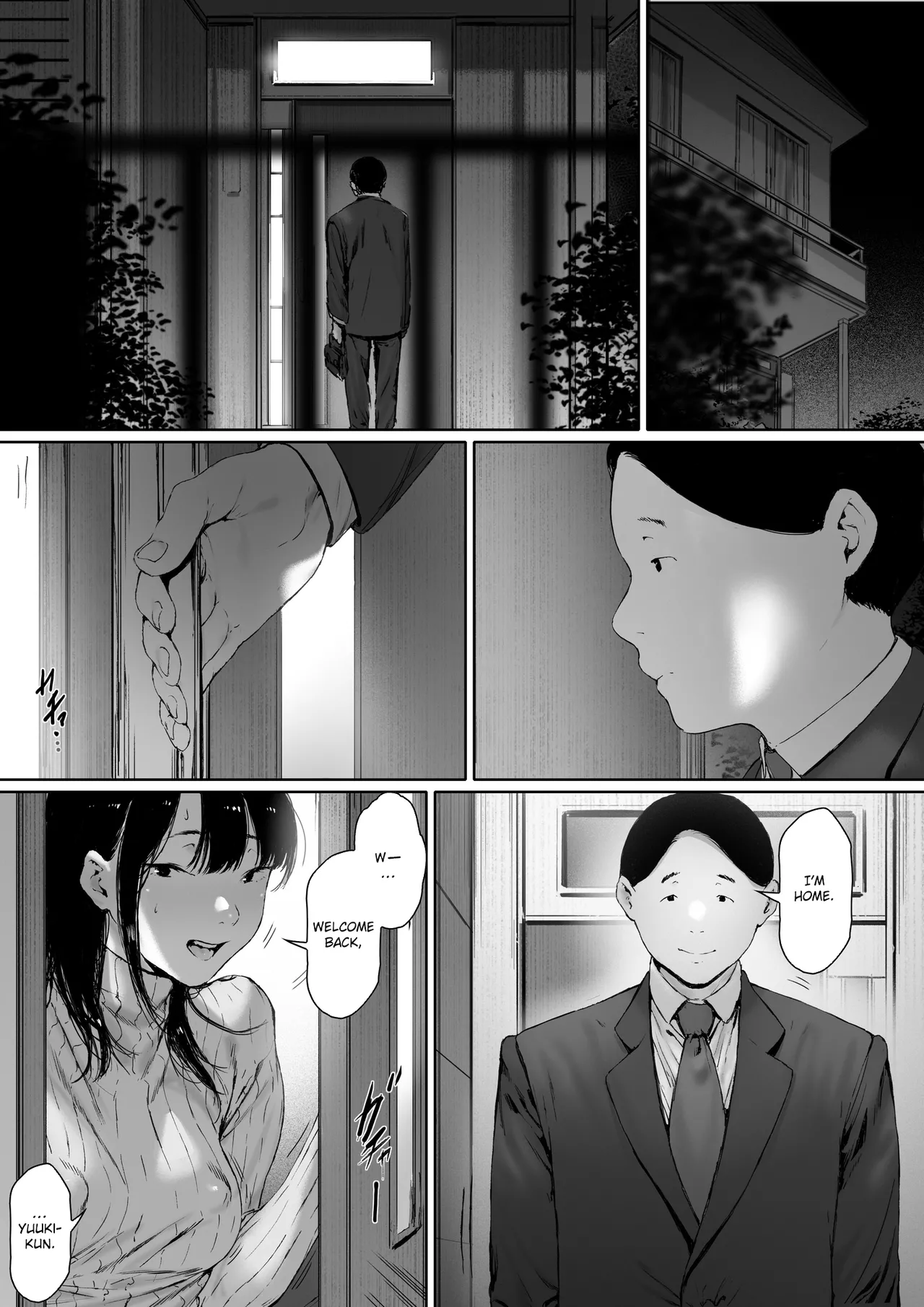 [Morita Shiki] Gifu to Doukyou Suru ni Natta Shiawase na Shinkon Seikatsu o Okuro Hazu datta no ni Ch. 2 | Now Living With My Father-In-Law, I Was Supposed to Have a Happy Newlywed Life Part 2 [English] [Chalklog] page 112 original parody - sole female nakadashi hentai manga - read online free