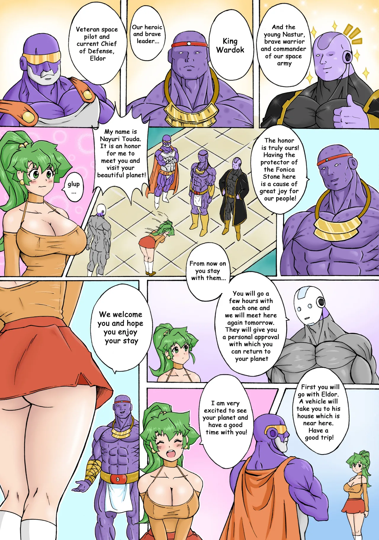 Alien Fun 5 page 11 - rough translation alien hentai manga - read online free