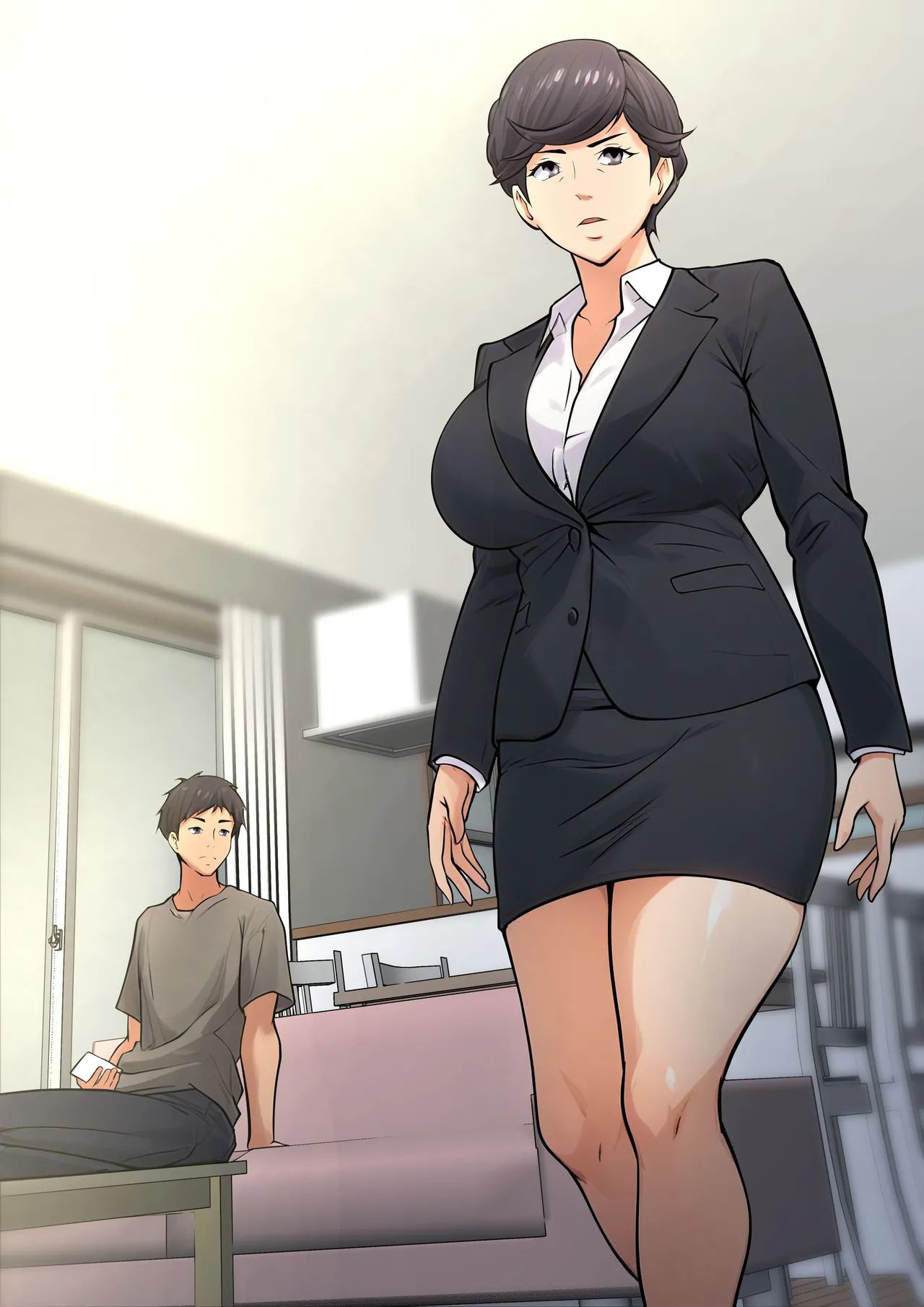 Shikatanaku kāchan to sekkusu shimasu - I Have No Choice But to Have Sex with My Mother page 26 original parody - milf big breasts hentai manga - read online free