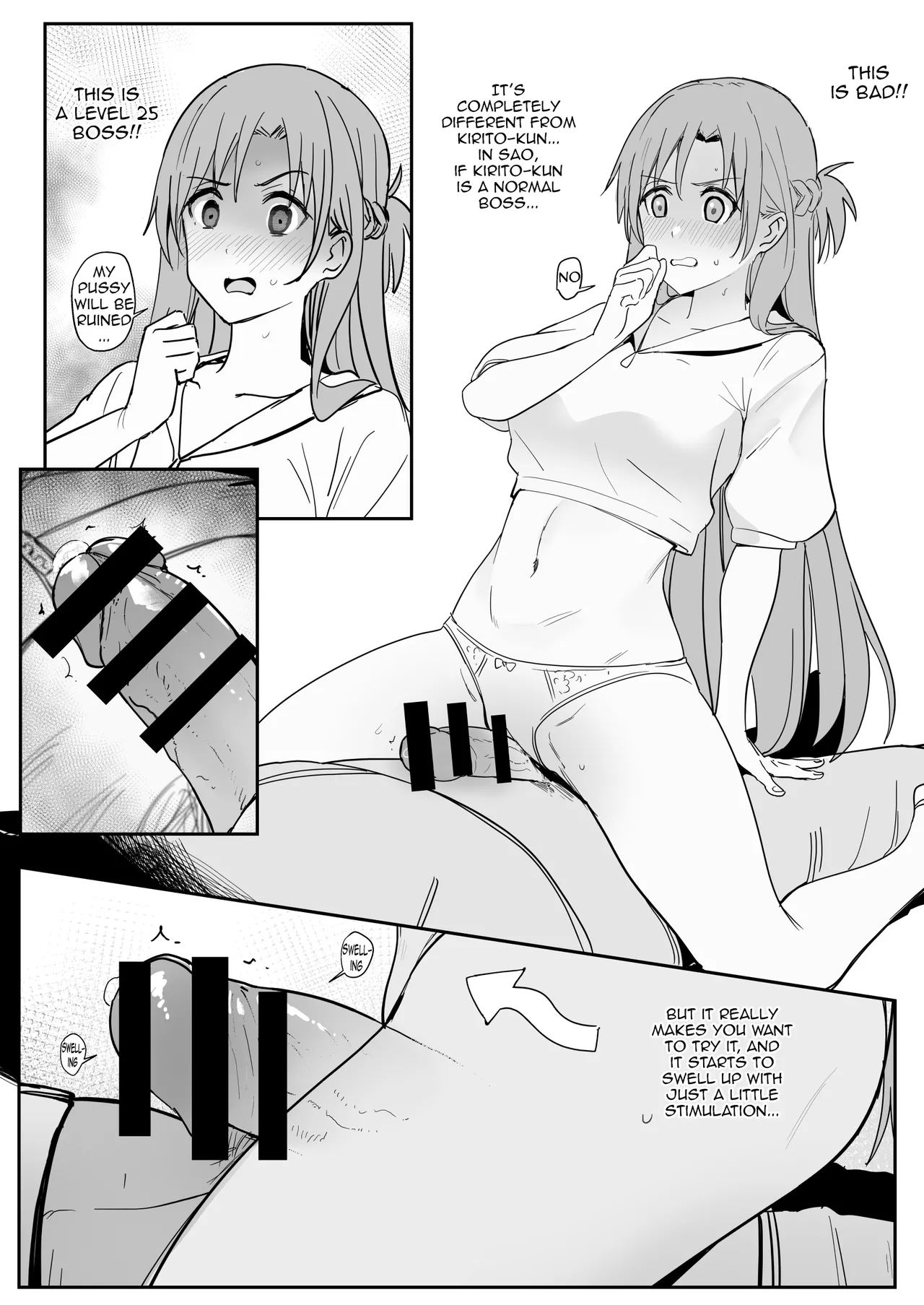 Asuna SP page 16 featuring asuna yuuki sword art online parody - handjob old man hentai manga - read online free