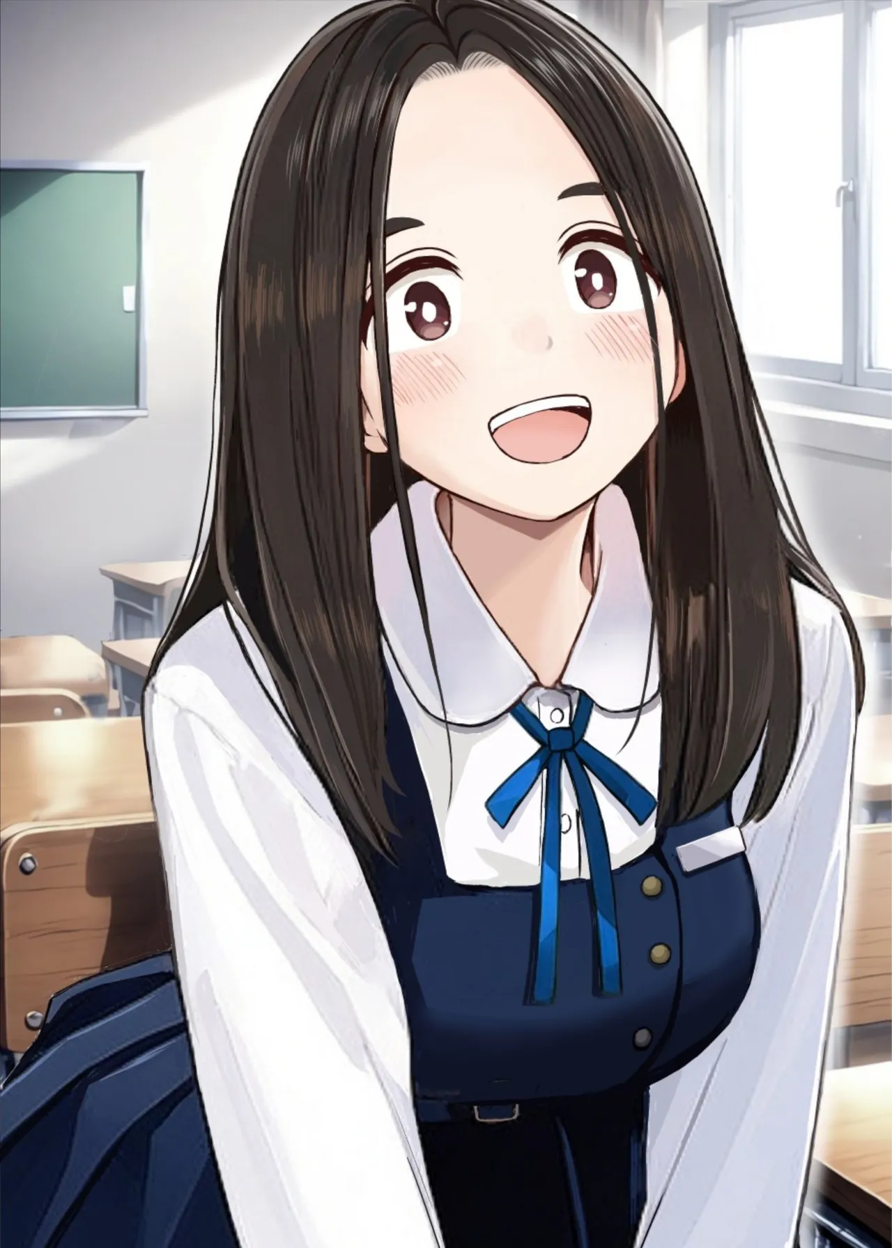 Joushiki ga Ketsuraku Shiteiru Tonari no Seki no Tensai Shoujo ni Sei Kyouiku Suru Hanashi page 53 original parody - big breasts schoolboy uniform hentai manga - read online free