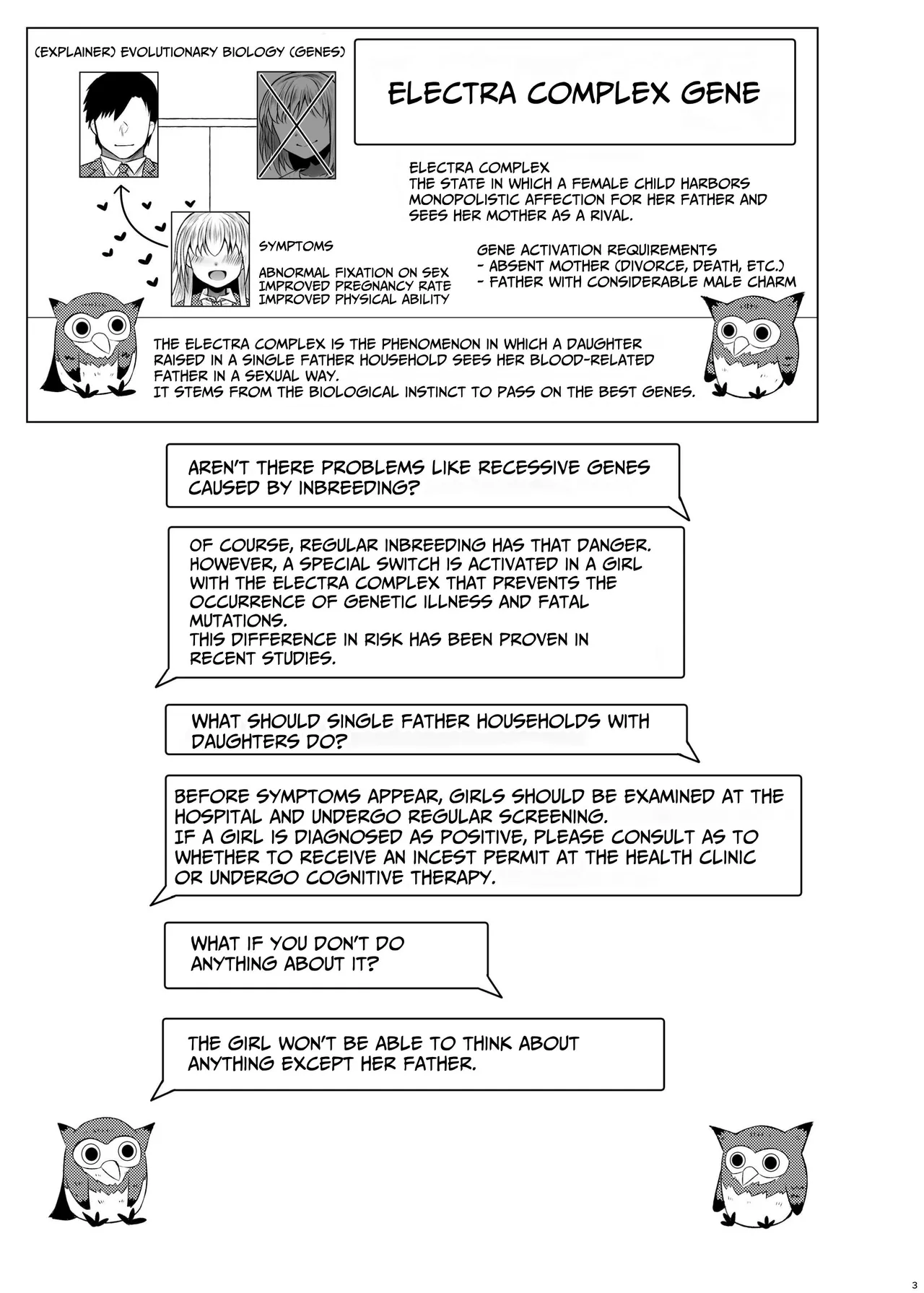 Page 3 of [Furafura Toxin (Arano Oki)] Idensei Shikkan no Risk ga Nai nara Papa to Kozukuri Shite mo Ii yo ne | No Risk Of Genetic Diseases Means Daddy-Daughter Baby Making [English] [Carousel] [Digital]