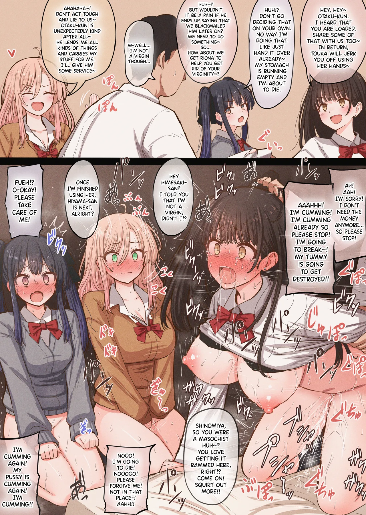 Class no Ichigun Joshi Group no Sonogo Kakimashita | I Drew What Happened to the Top Beauties of my Class - Page 1