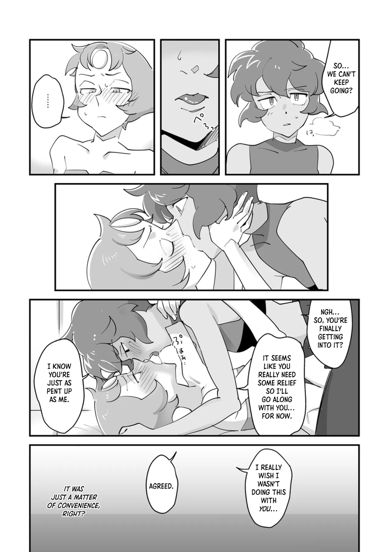 Anata no Koto wa Suki ja Nai kedo | I Don't Like You, But + Extras page 12 featuring pearl steven universe parody - yuri kissing hentai manga - read online free