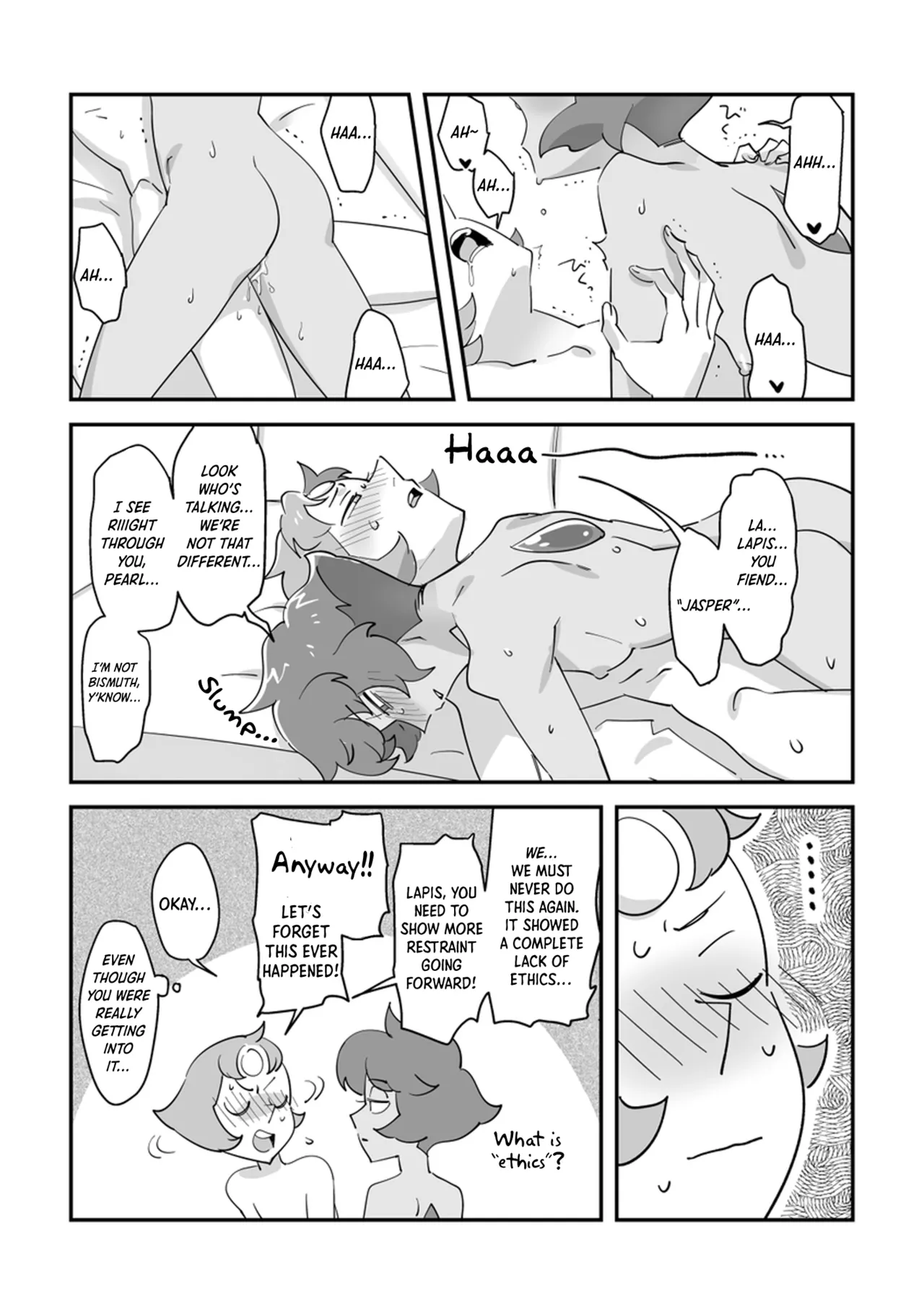 Anata no Koto wa Suki ja Nai kedo | I Don't Like You, But + Extras page 19 featuring pearl steven universe parody - yuri kissing hentai manga - read online free