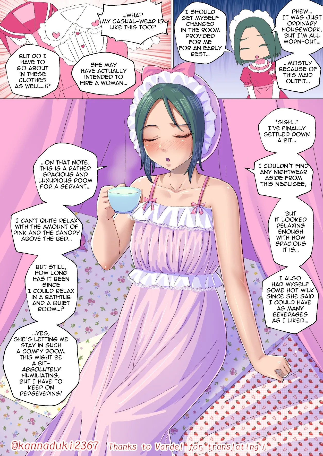 Short Sissy Stories page 12 original parody - full color infantilism hentai manga - read online free