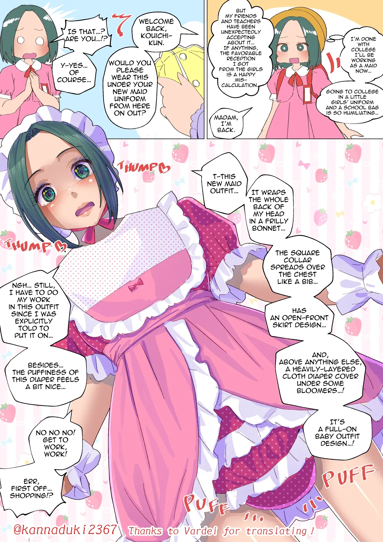 Short Sissy Stories page 13 original parody - full color infantilism hentai manga - read online free