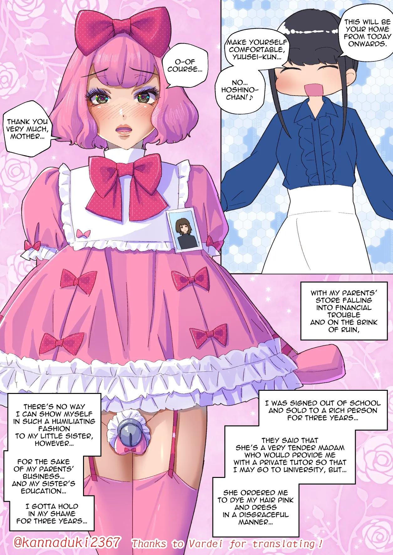 Short Sissy Stories page 25 original parody - full color infantilism hentai manga - read online free