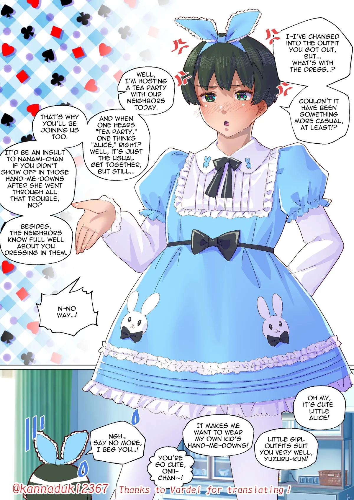 [Jugatsu Usagi] Hand-Me-Down Boys page 46 original parody - full color infantilism hentai manga - read online free