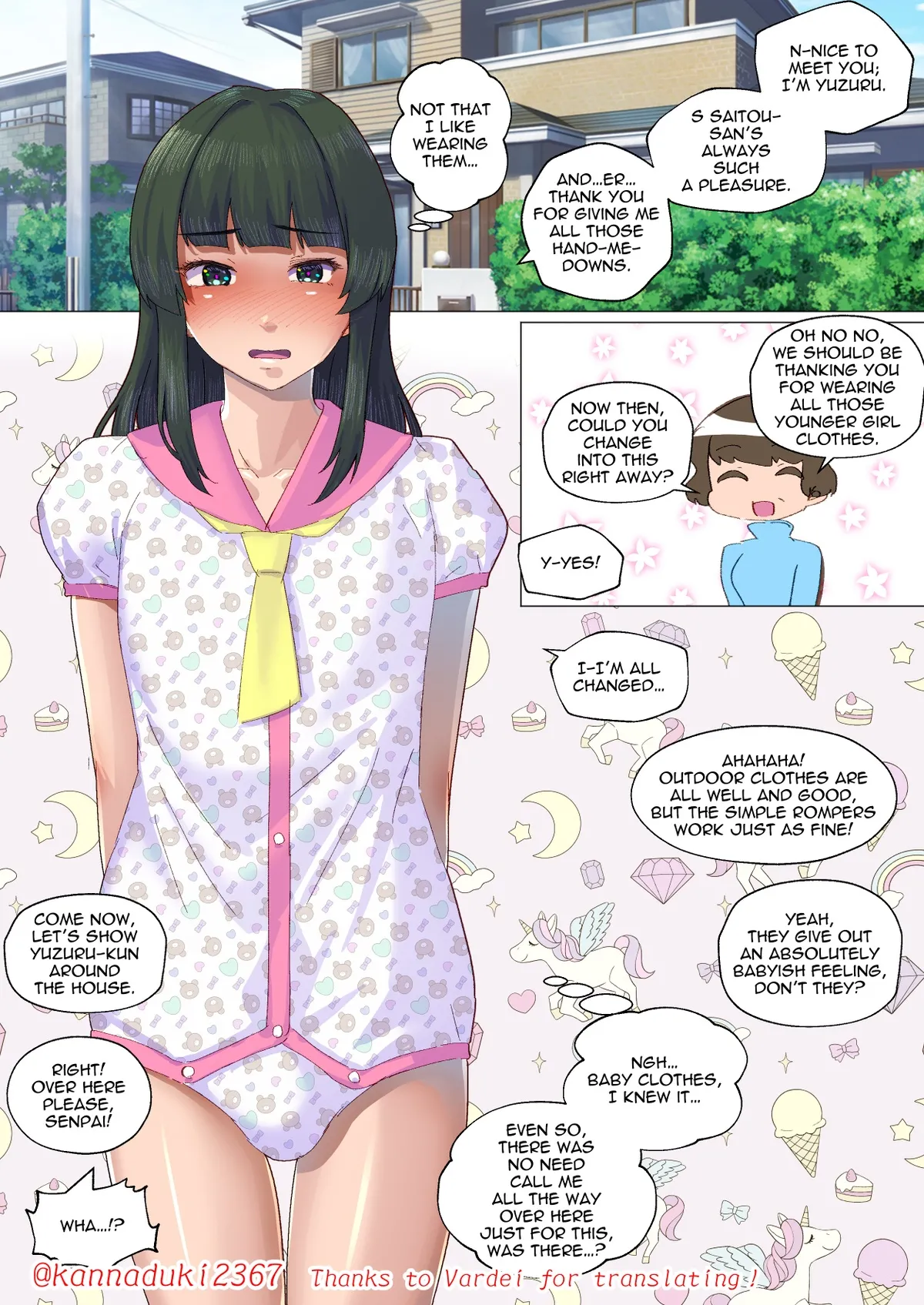 [Jugatsu Usagi] Hand-Me-Down Boys page 56 original parody - full color infantilism hentai manga - read online free