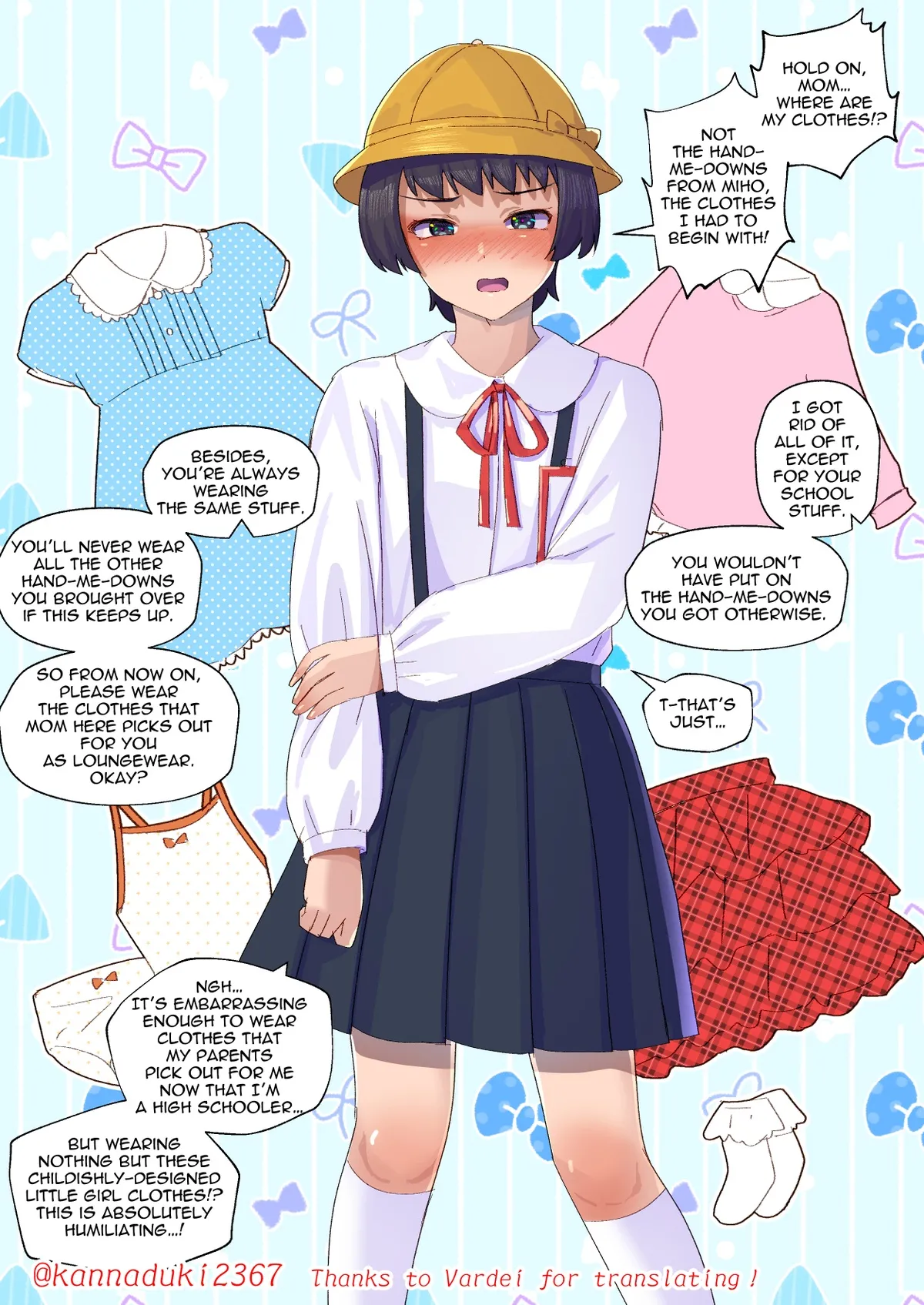 [Jugatsu Usagi] Hand-Me-Down Boys page 9 original parody - full color infantilism hentai manga - read online free