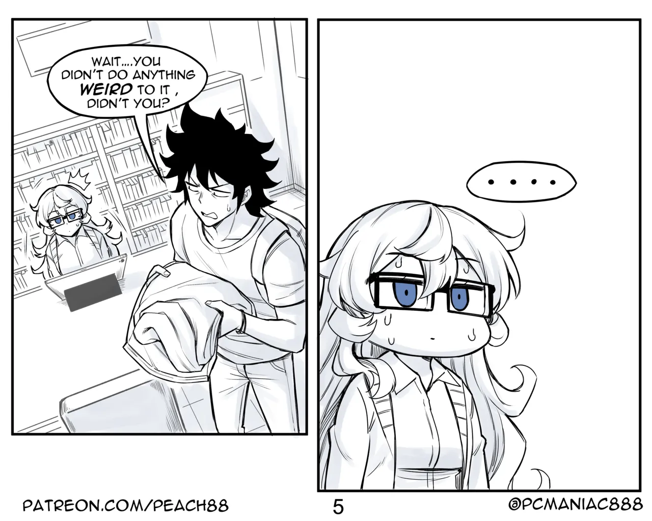 Furi2Play! Ep.1-4 page 15 original parody - big breasts glasses hentai manga - read online free