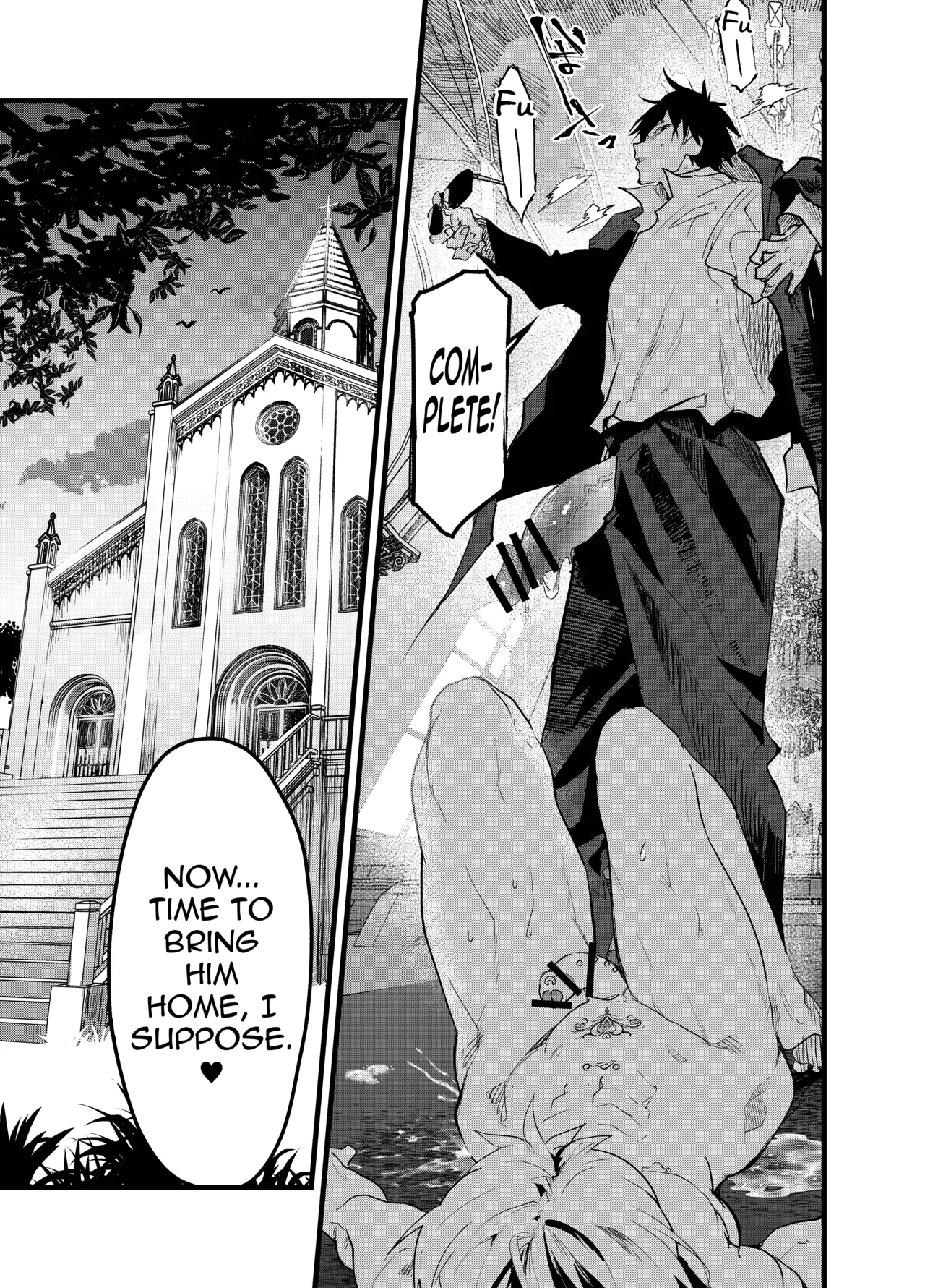 Minarai Futsumashi no Mesu Ochi Exorcism page 50 original parody - nakadashi big penis hentai manga - read online free