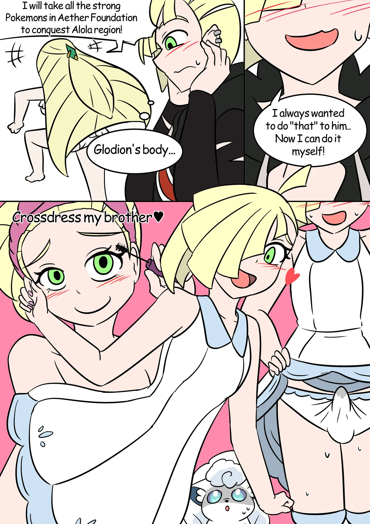 What if page 12 featuring misty pokemon parody - full color crossdressing hentai manga - read online free