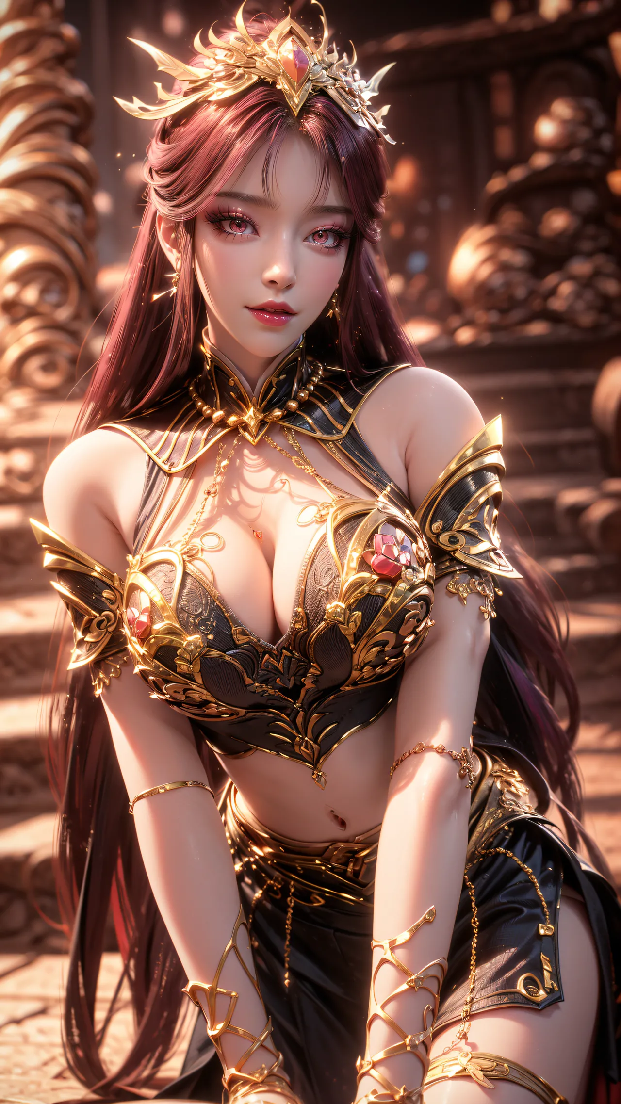 【DANDAN】Vol.045 百炼成神-毒血夫人 美艳风骚 page 12 featuring duxue furen bai lian cheng shen parody - very long hair ai generated hentai manga - read online free