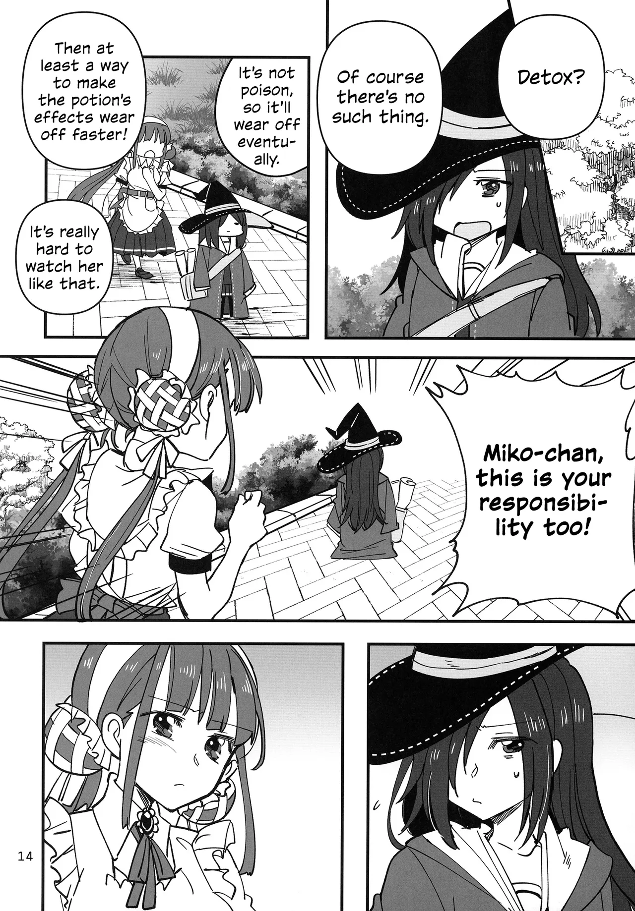Shinobanu Ninja wa Kuishinbou | The Not-So Stealthy Ninja is a Glutton page 14 featuring adelheid kanzaki heaven burns red parody - yuri females only hentai manga - read online free
