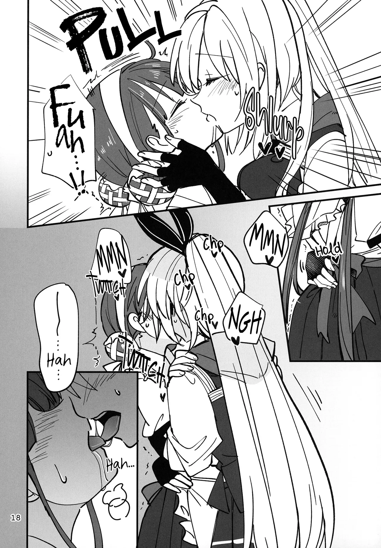 Shinobanu Ninja wa Kuishinbou | The Not-So Stealthy Ninja is a Glutton page 18 featuring adelheid kanzaki heaven burns red parody - yuri females only hentai manga - read online free