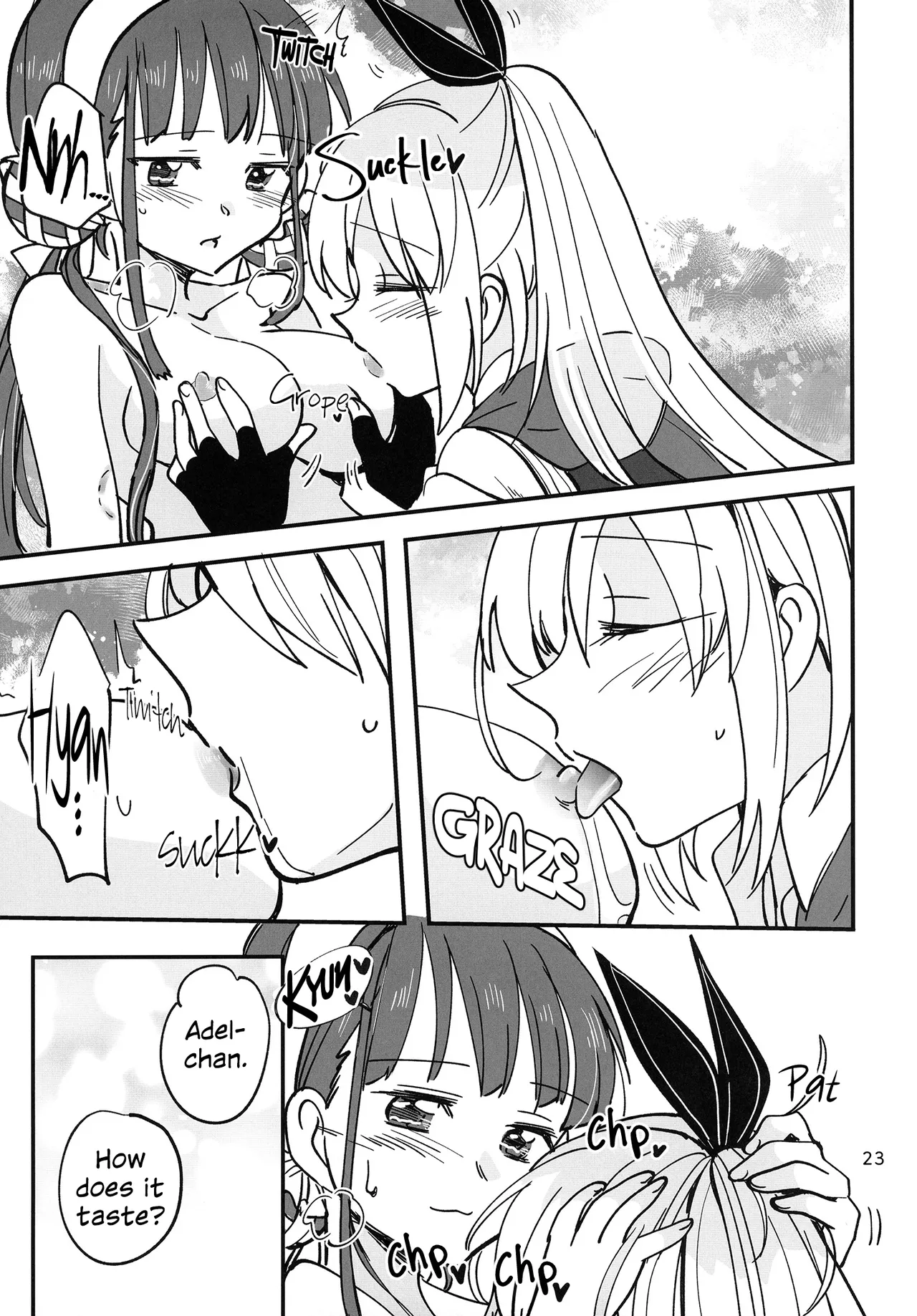 Shinobanu Ninja wa Kuishinbou | The Not-So Stealthy Ninja is a Glutton page 23 featuring adelheid kanzaki heaven burns red parody - yuri females only hentai manga - read online free