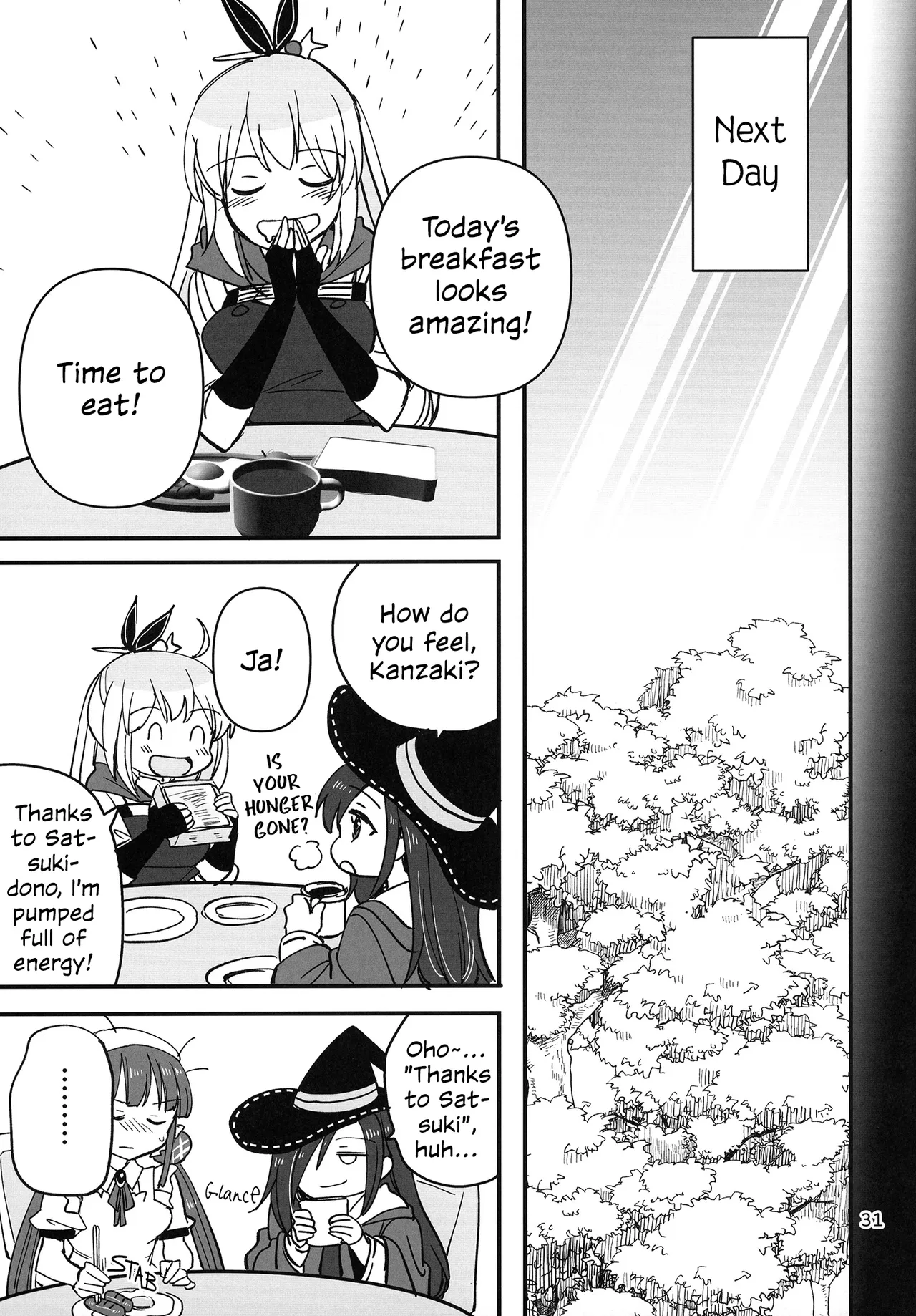 Shinobanu Ninja wa Kuishinbou | The Not-So Stealthy Ninja is a Glutton page 31 featuring adelheid kanzaki heaven burns red parody - yuri females only hentai manga - read online free