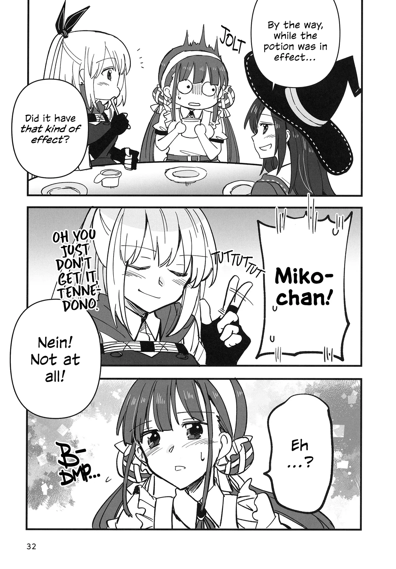 Shinobanu Ninja wa Kuishinbou | The Not-So Stealthy Ninja is a Glutton page 32 featuring adelheid kanzaki heaven burns red parody - yuri females only hentai manga - read online free