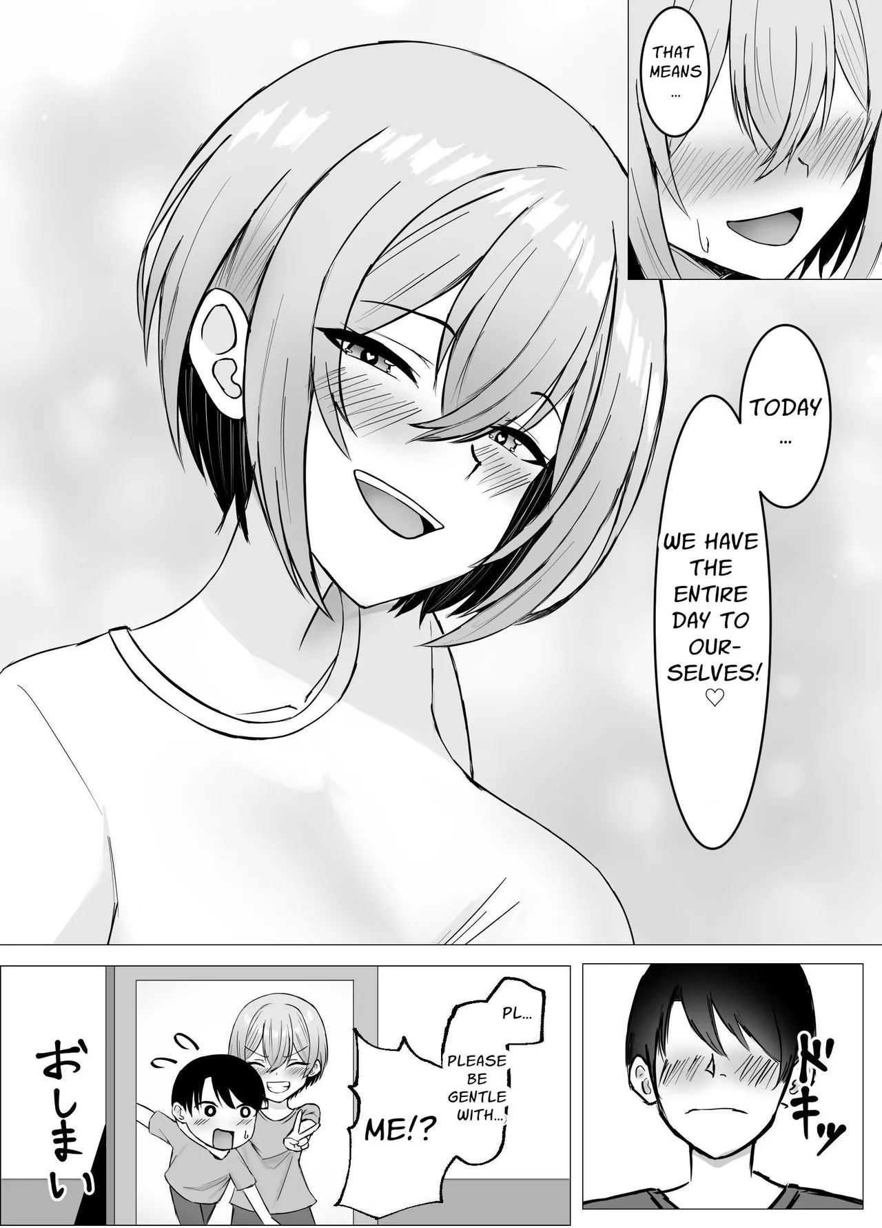 Saikai shita Osananajimi to Issen o Koecchau Hanashi | I Reunited With My Longtime Friend and Crossed the Line page 56 original parody - big breasts unusual pupils hentai manga - read online free