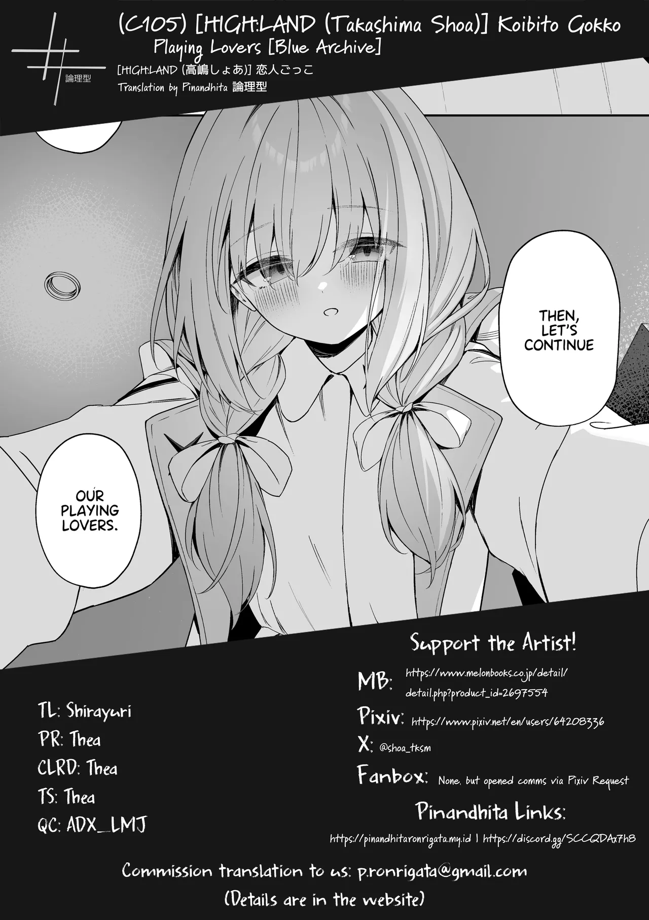 Koibito Gokko | Playing Lovers page 35 featuring sensei blue archive parody - full censorship glasses hentai manga - read online free
