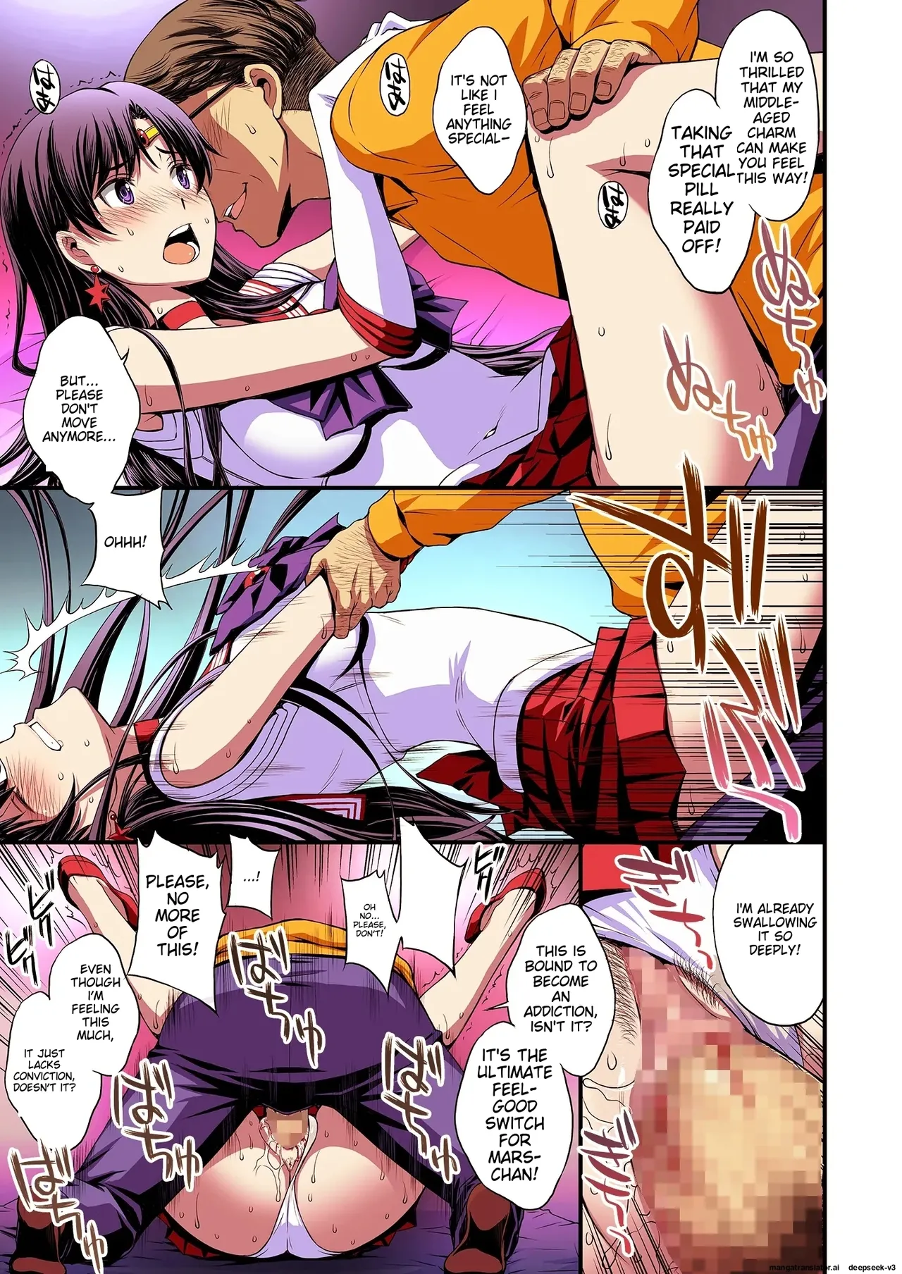 Mars to Haramase Koubi Full Color Soushuuhen | Mars' Impregnation page 28 featuring sailor mars sailor moon parody - sole female nakadashi hentai manga - read online free