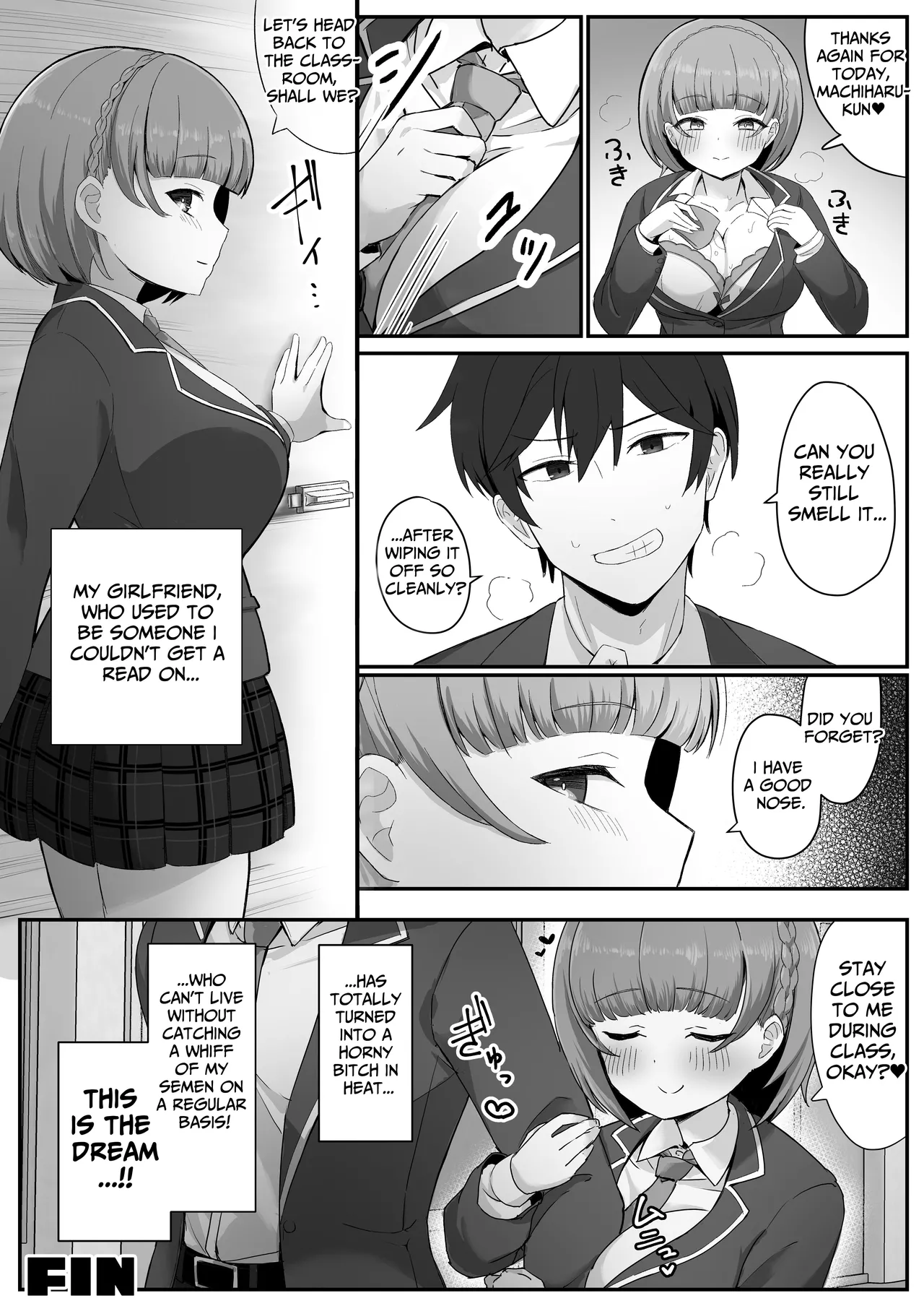 Teishinchou Cool-kei Muhyoujou Kanojo ga Ore no Nioi Fetish da to Hakkaku shitara Mou! | I Found Out That My Cool, Short, Deadpan Girlfriend Has A Smell Fetish! page 77 original parody - big breasts schoolboy uniform hentai manga - read online free