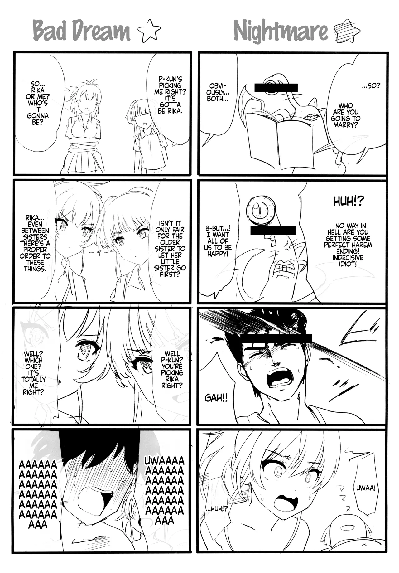 Jougasaki Mika no Shimai Jijou | Mika Jougasaki's Sisterly Dilemma page 26 featuring rika jougasaki the idolmaster parody - sole male nakadashi hentai manga - read online free