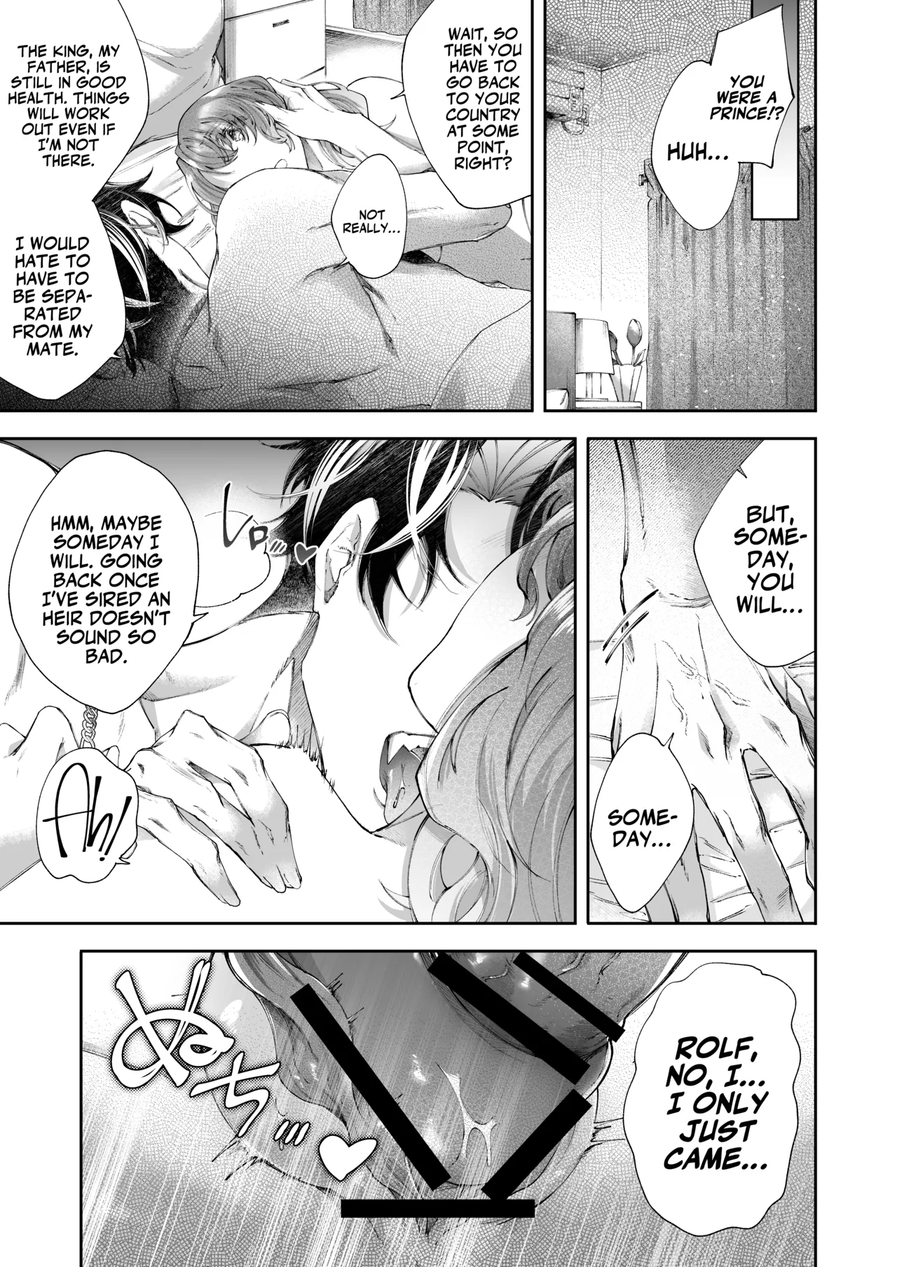 Hiroware Juujin Ouji no Kainushi Dekiai Keikaku | The Stray Beast Prince's Love Plan page 38 original parody - dog boy kissing hentai manga - read online free