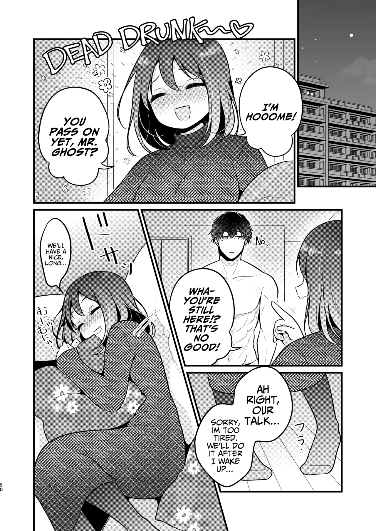 Gori Macho Yuurei ni Maiban Kakareteimasu! page 50 original parody - sole female sole male hentai manga - read online free
