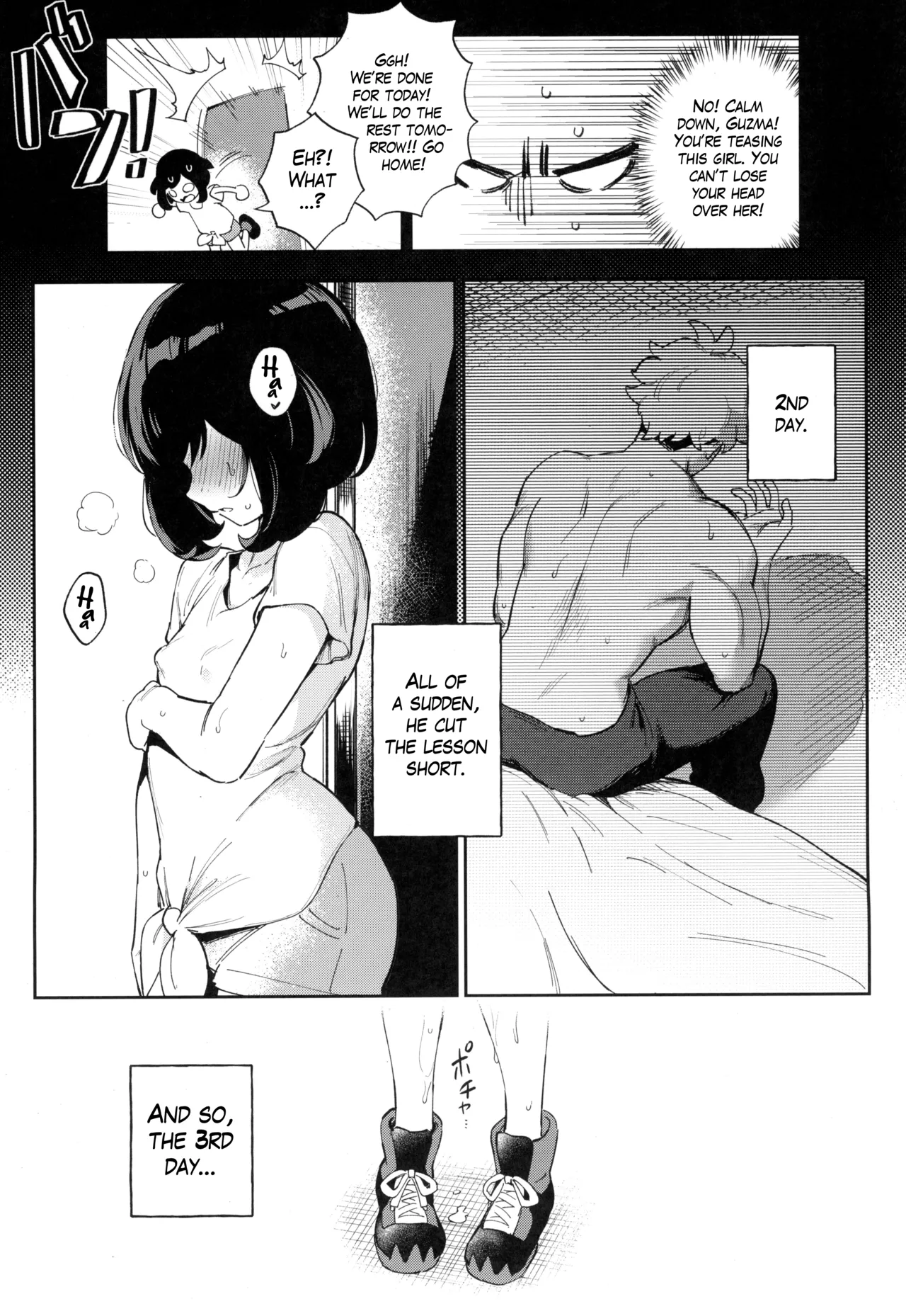 TWIN MOON page 14 featuring guzma pokemon parody - sole female sole male hentai manga - read online free