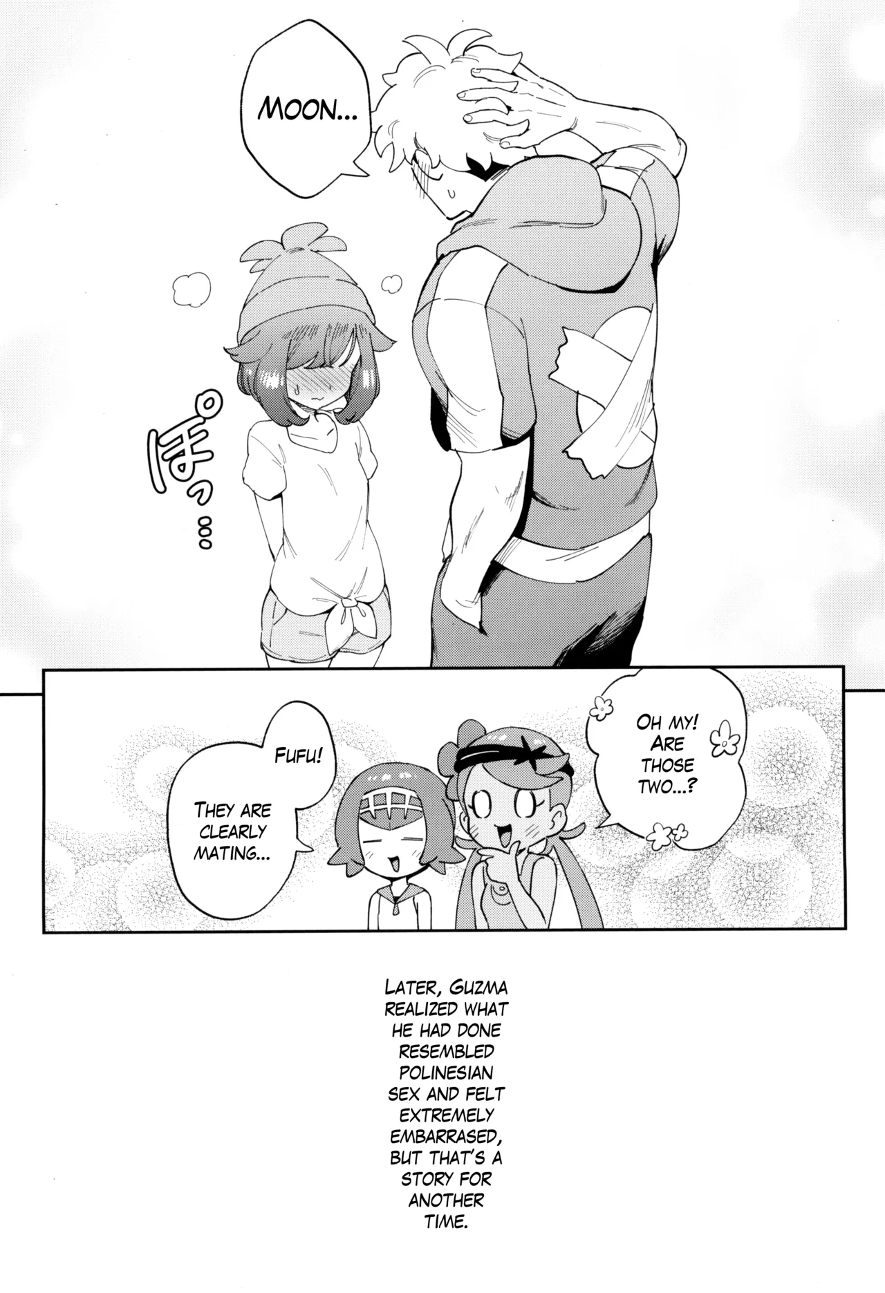 TWIN MOON page 34 featuring guzma pokemon parody - sole female sole male hentai manga - read online free