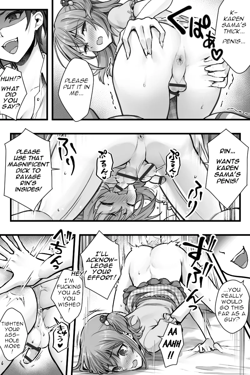 Zoku Futanari Chinpo-sama ni Kanraku Shita Kanojo to Mesu Ochi Shita Boku no Monogatari page 15 original parody - humiliation spanking hentai manga - read online free