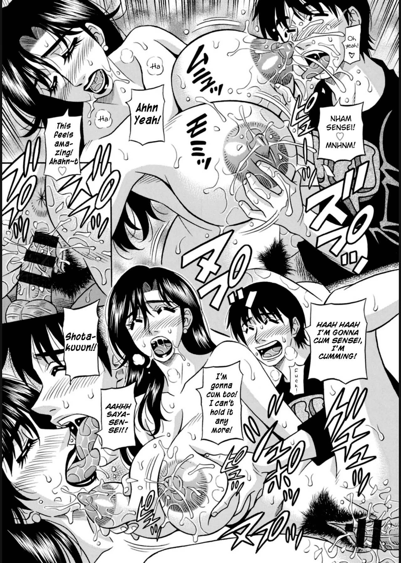 HELP! Saya Sensei Ch.1-8 page 40 - nakadashi swimsuit hentai manga - read online free