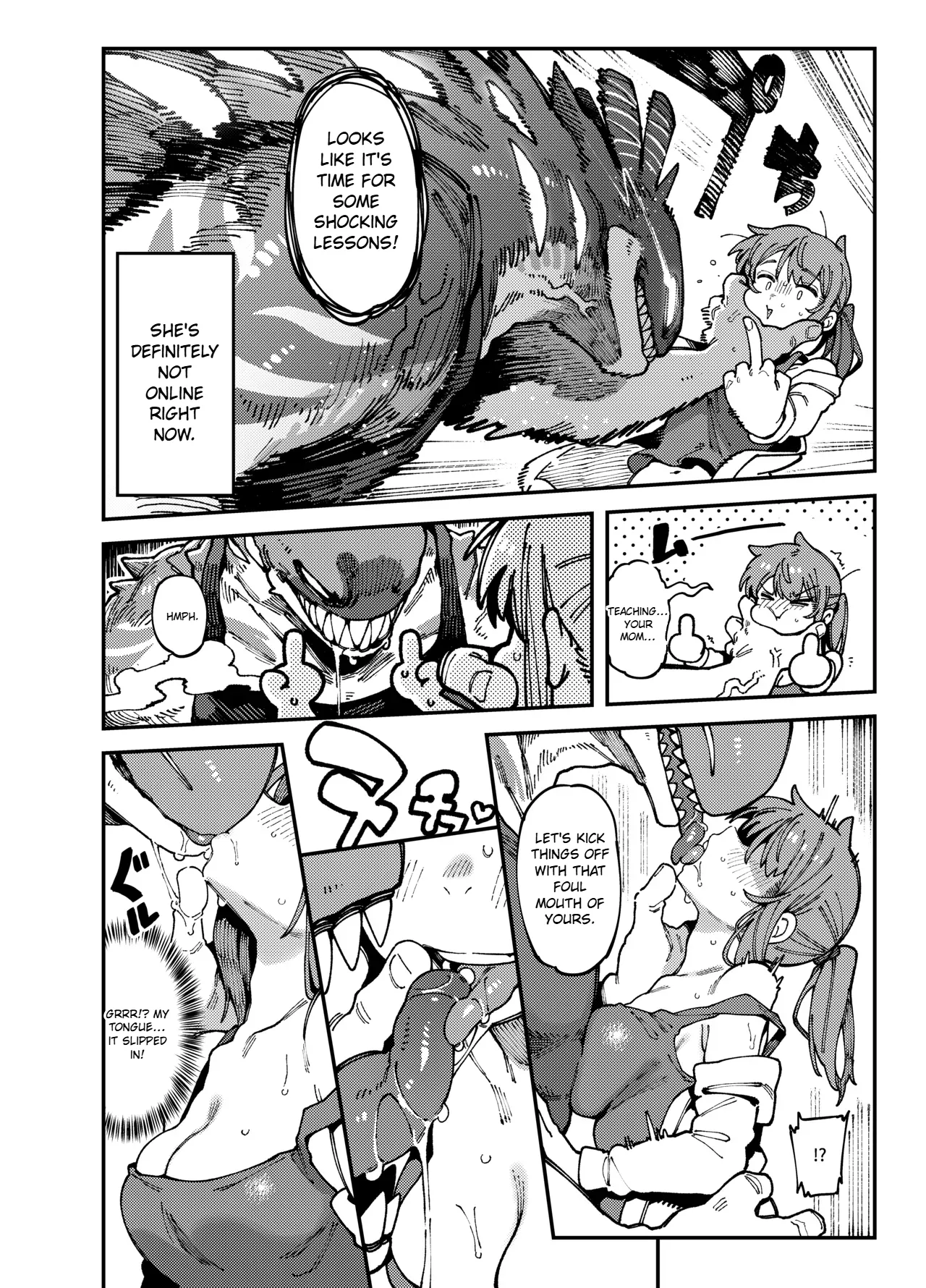 【FF44】[Hoshoku Shoujo] 敢這麼和我說話 你的媽是批發的? page 9 original parody - sole female sole male hentai manga - read online free