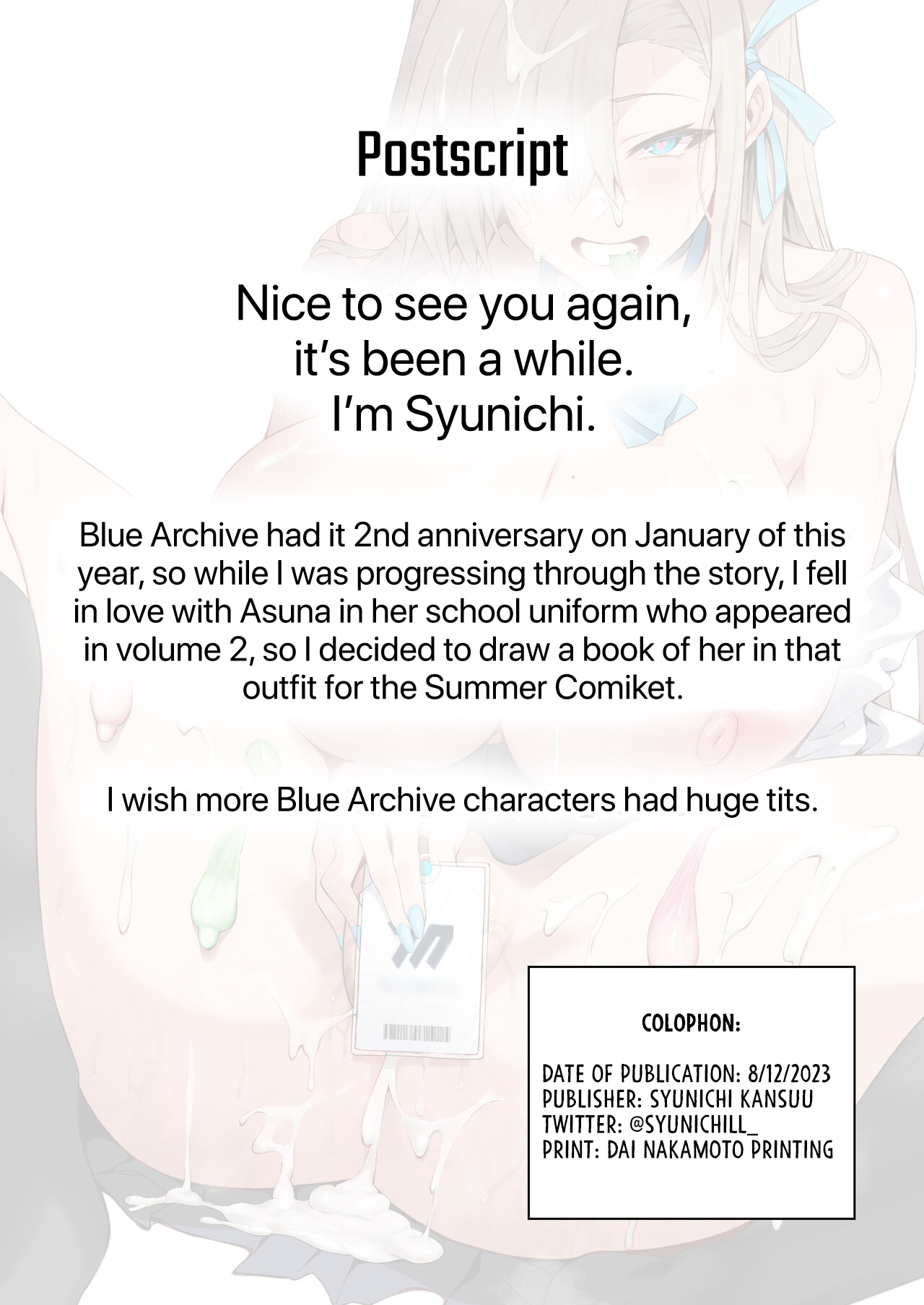 Seito to Nakayoku Nareru Tatta Hitotsu no Houhou | The Only Way for Sensei to get along with the Students page 33 featuring asuna ichinose blue archive parody - big breasts unusual pupils hentai manga - read online free