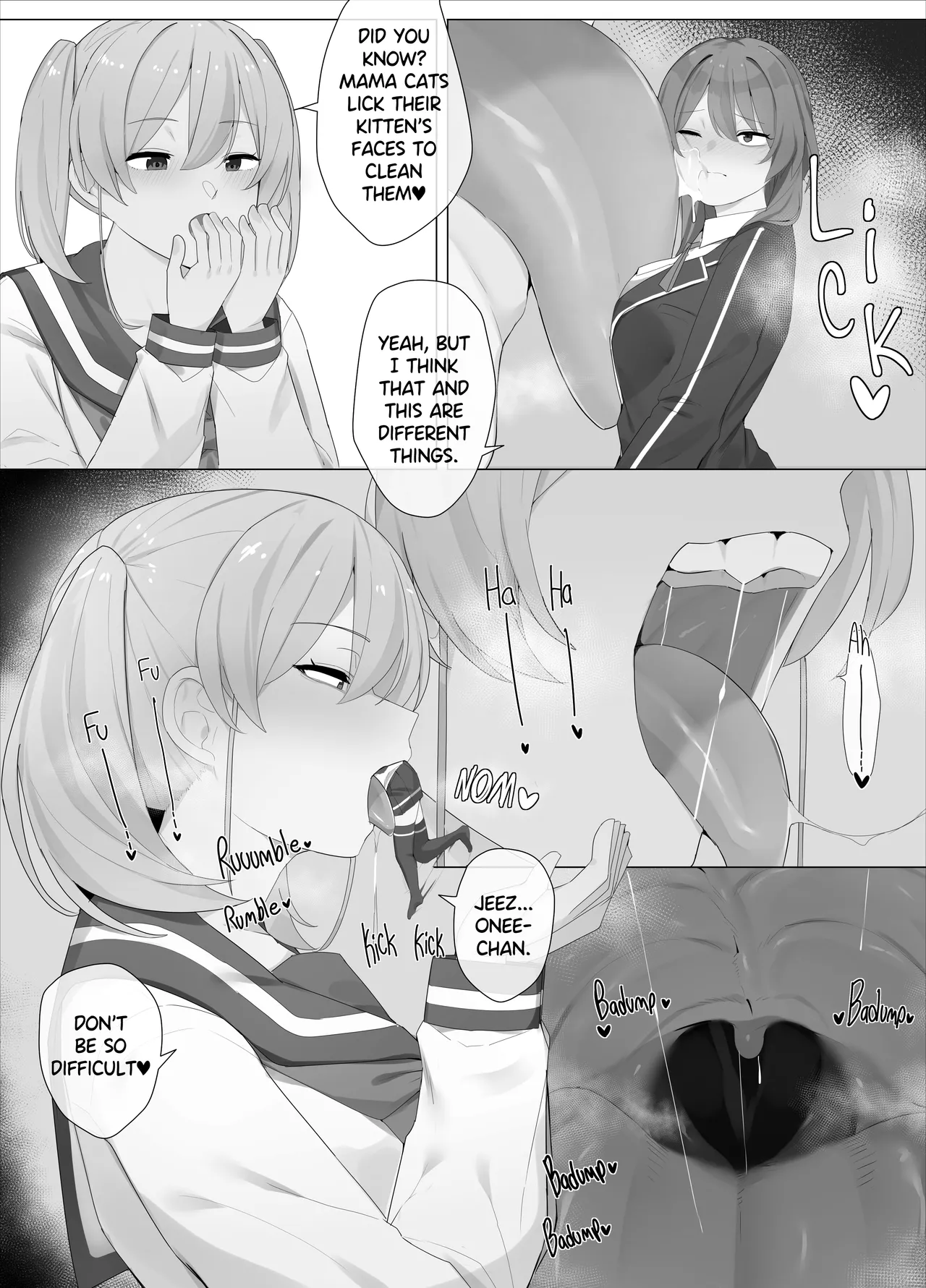 Imouto ni Shihai Sareru Ane | Decadent page 27 original parody - yuri females only hentai manga - read online free
